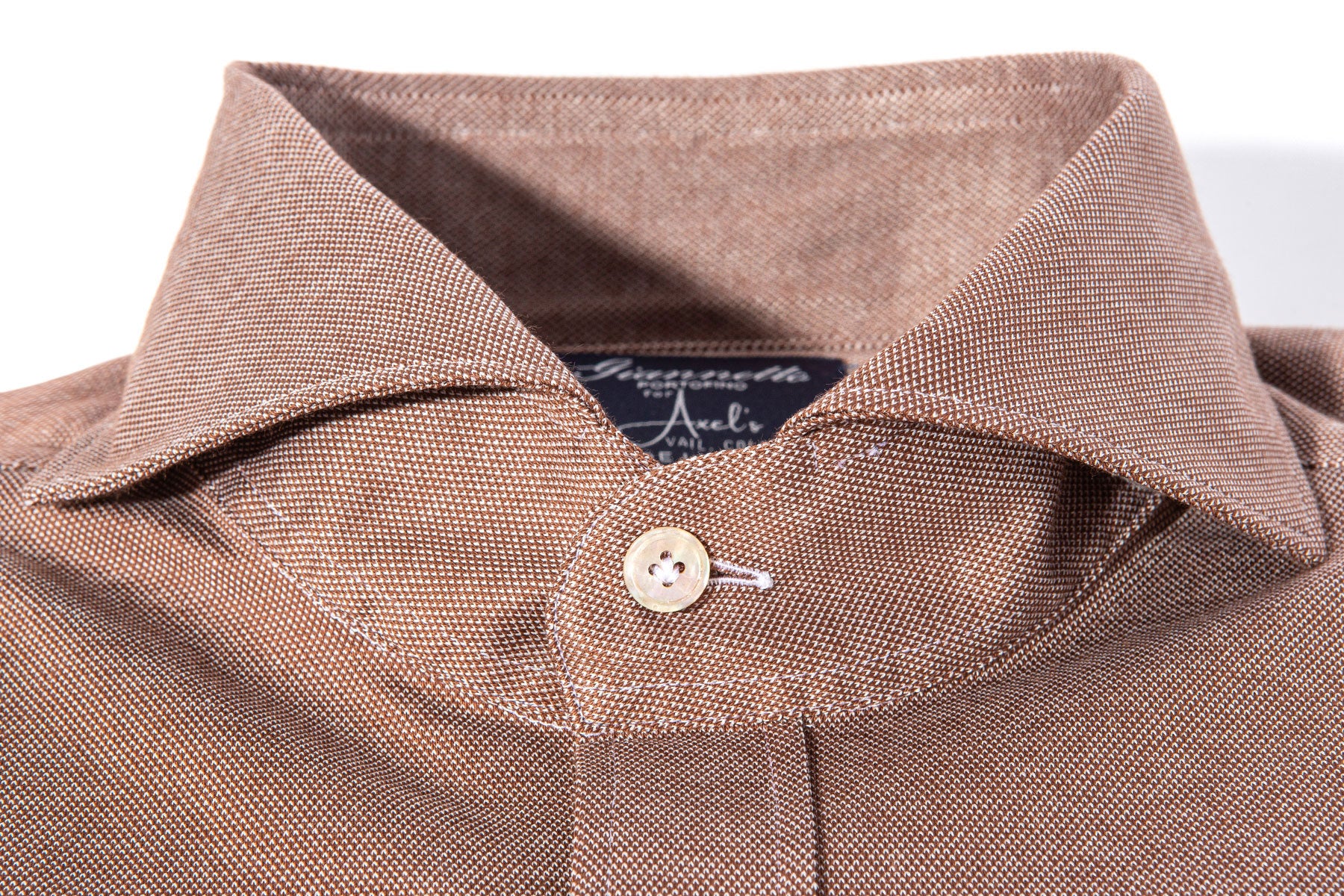 Menerbes Jersey Shirt in Brown | Mens - Shirts - Dress | Giannetto Portofino