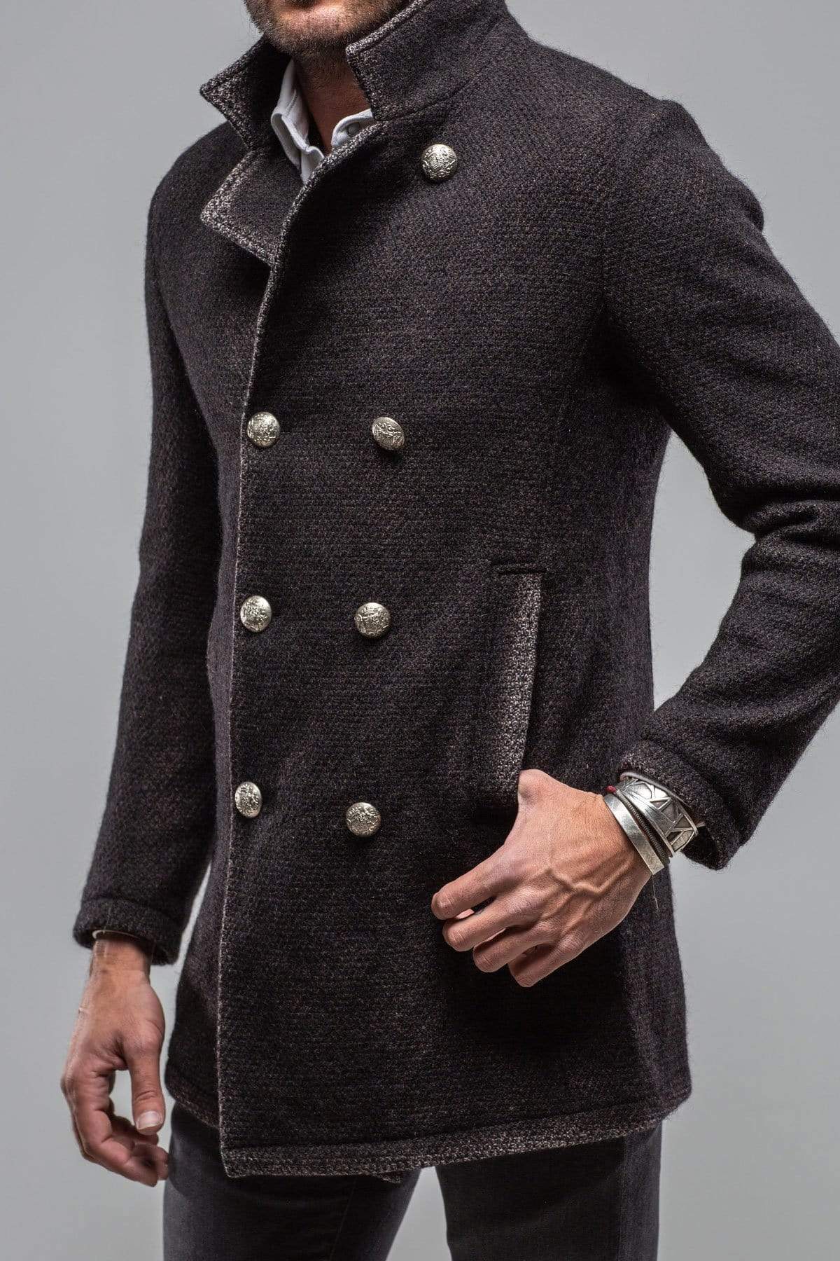 St. Christoff Jacket In Charcoal | Mens - Outerwear - Cloth | Gimo's