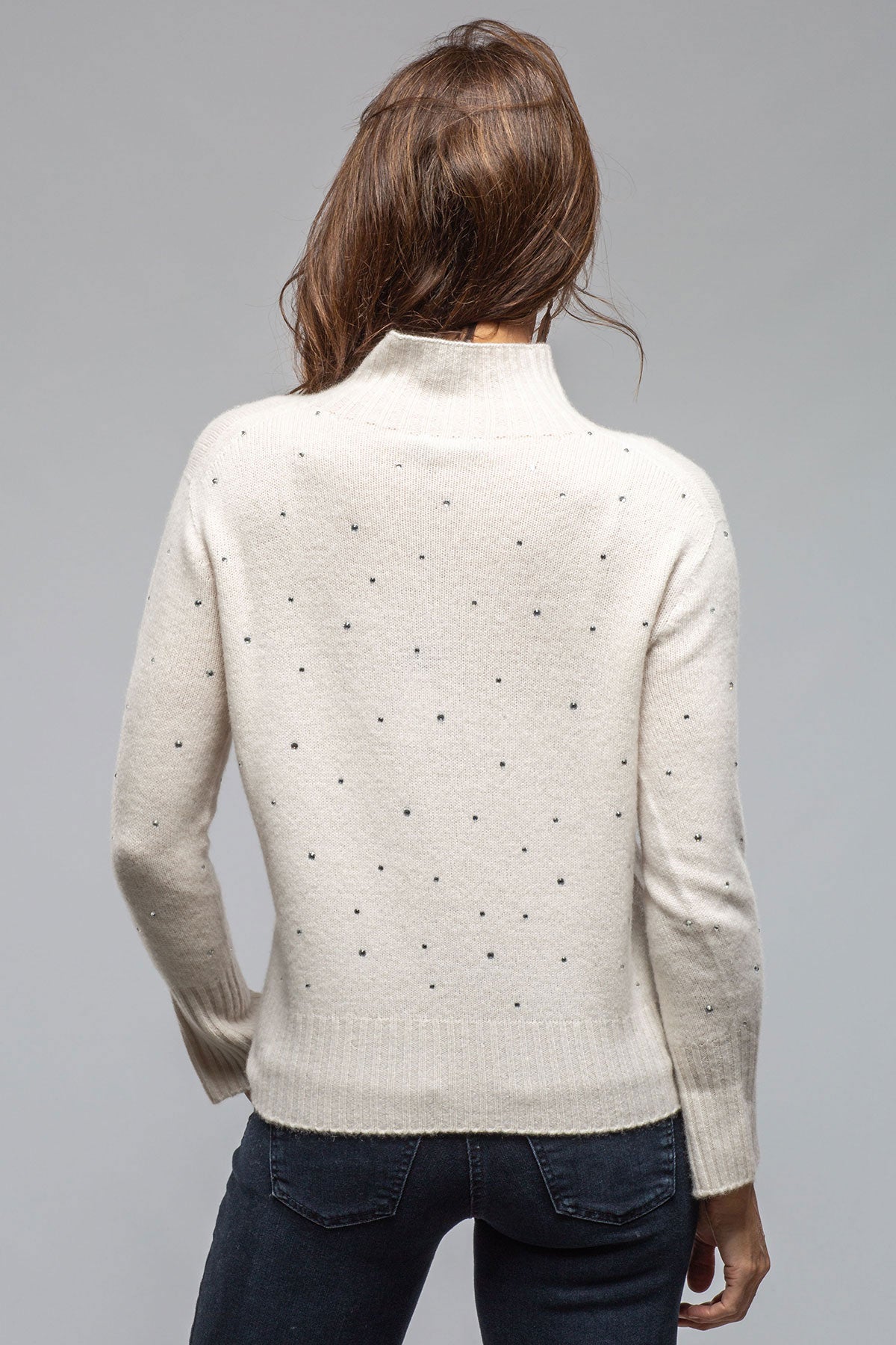 Apres Ski Cashmere Sparkle Sweater In Stucco | Ladies - Sweaters | Axels