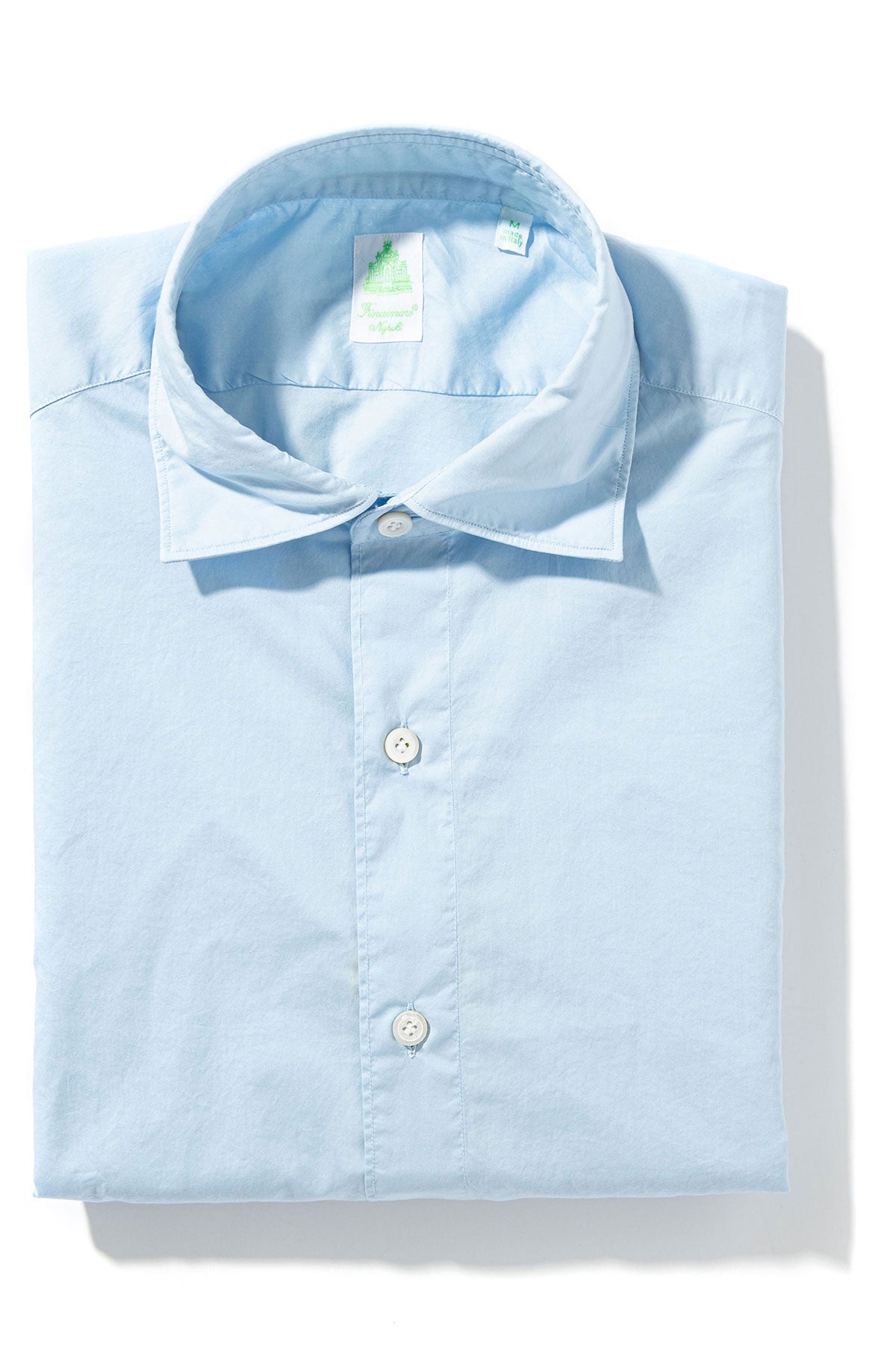 Bornean Superlight Cotton in Lt. Blue | Mens - Shirts - Dress | Finamore Napoli