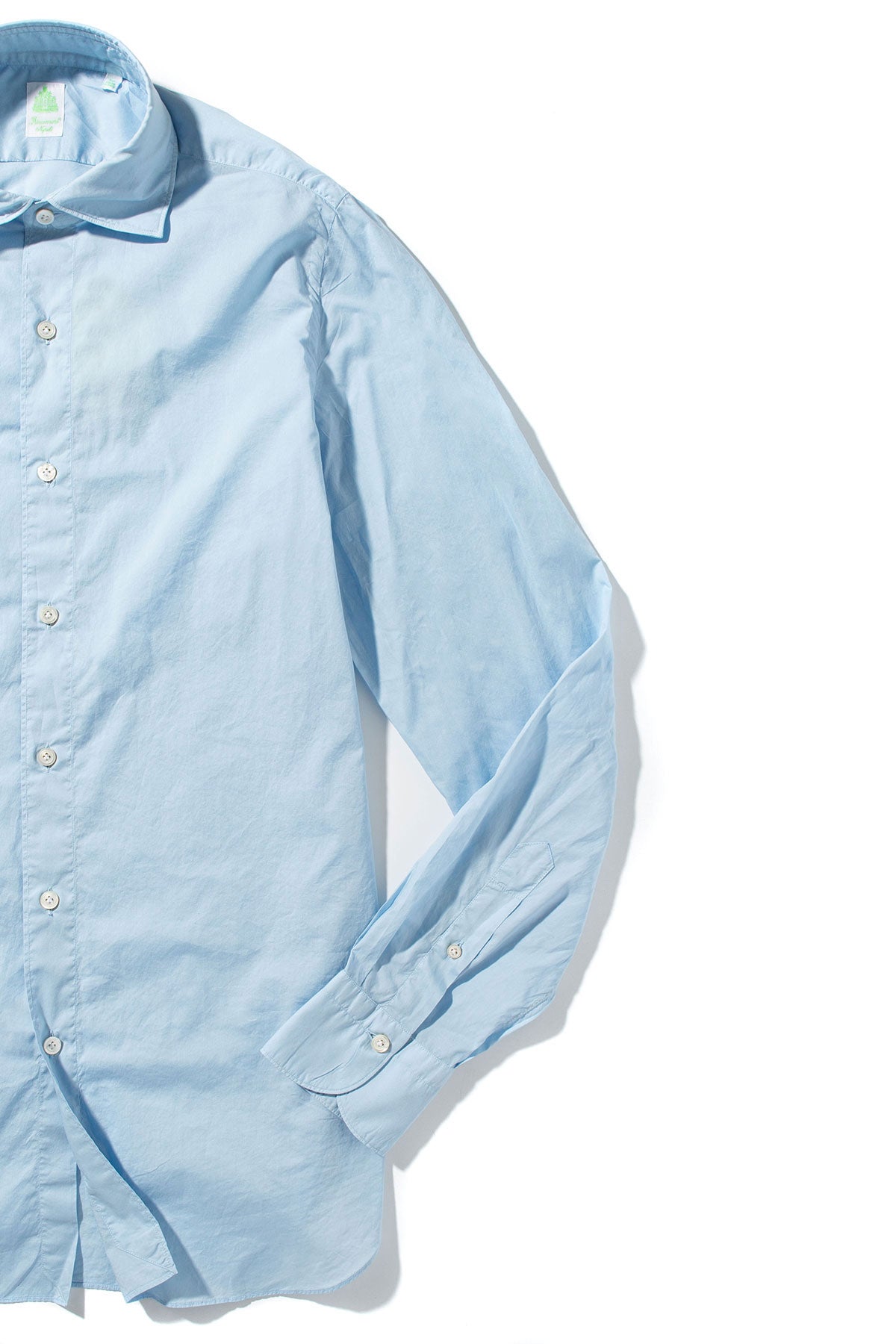 Bornean Superlight Cotton in Lt. Blue | Mens - Shirts - Dress | Finamore Napoli