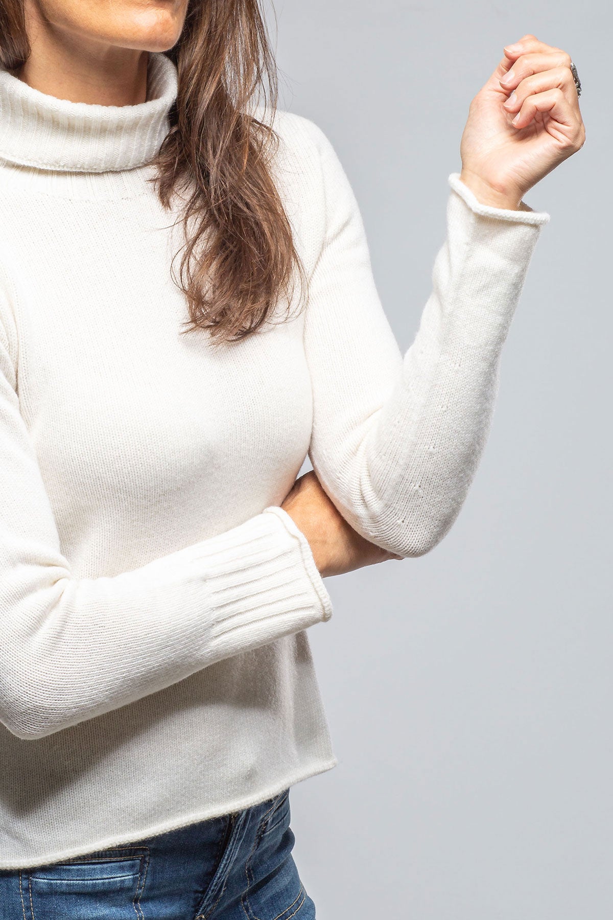 Dori Fitted Sweater In Burro