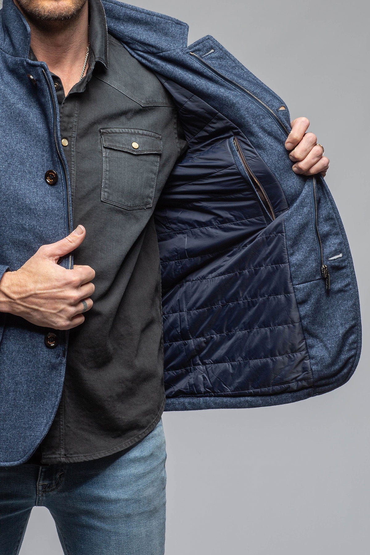 St. Andrews Wool Knit Jacket | Warehouse - Mens - Outerwear - Cloth | Gimo's