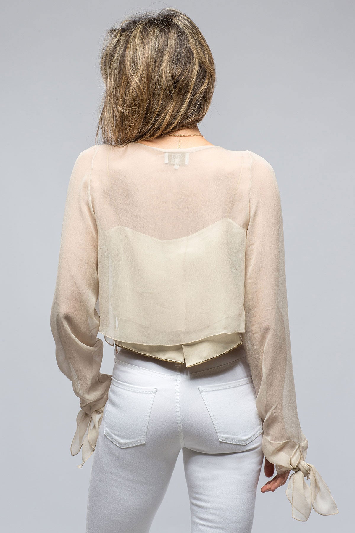 Buleria Chiffon Wrap in Ice | Ladies - Blouses | T.ba