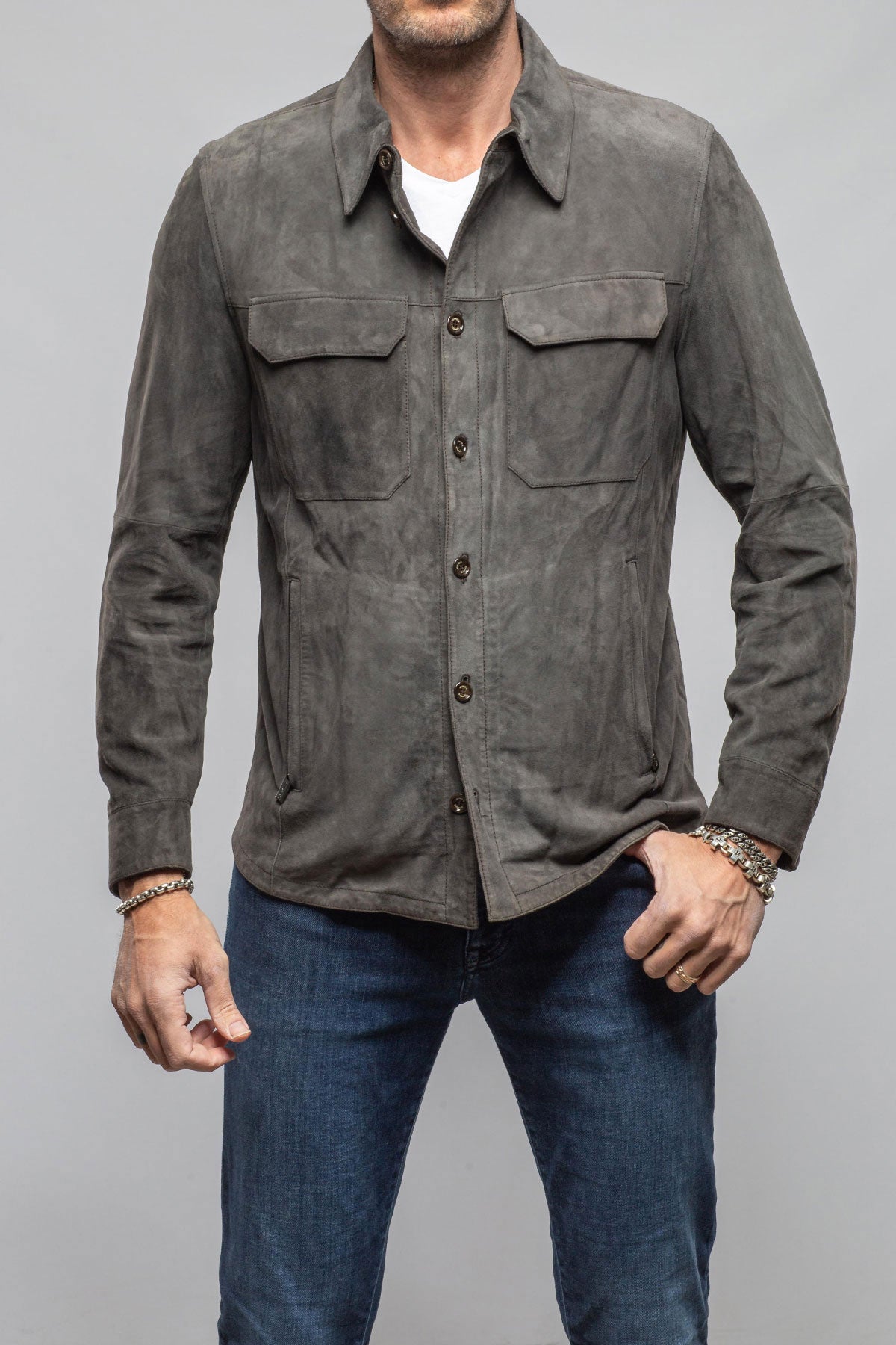 Carson Suede Shirt Jacket