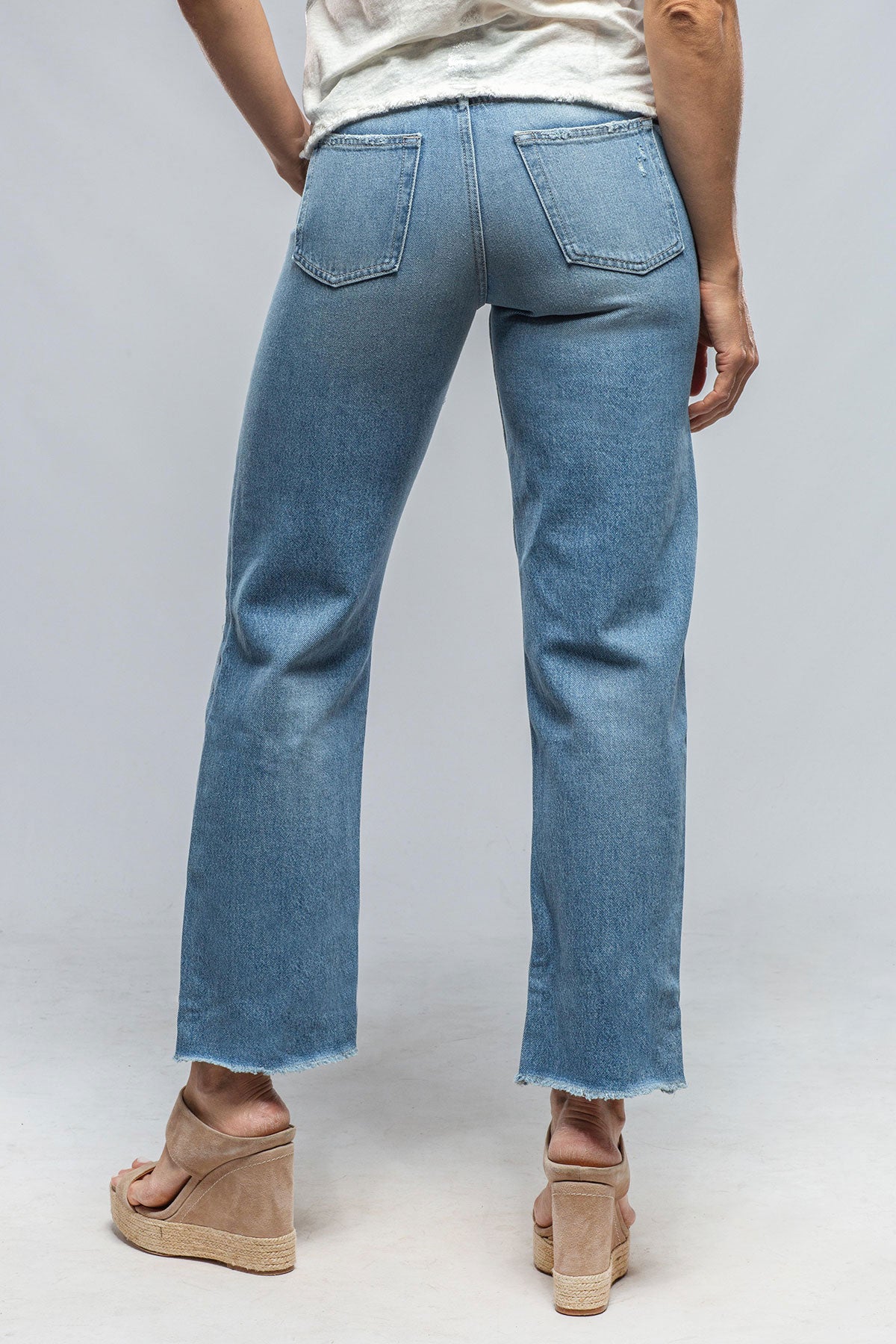 Alessandra Ripped Denim in Glacier | Ladies - Pants - Jeans | Axel's Premium Denim