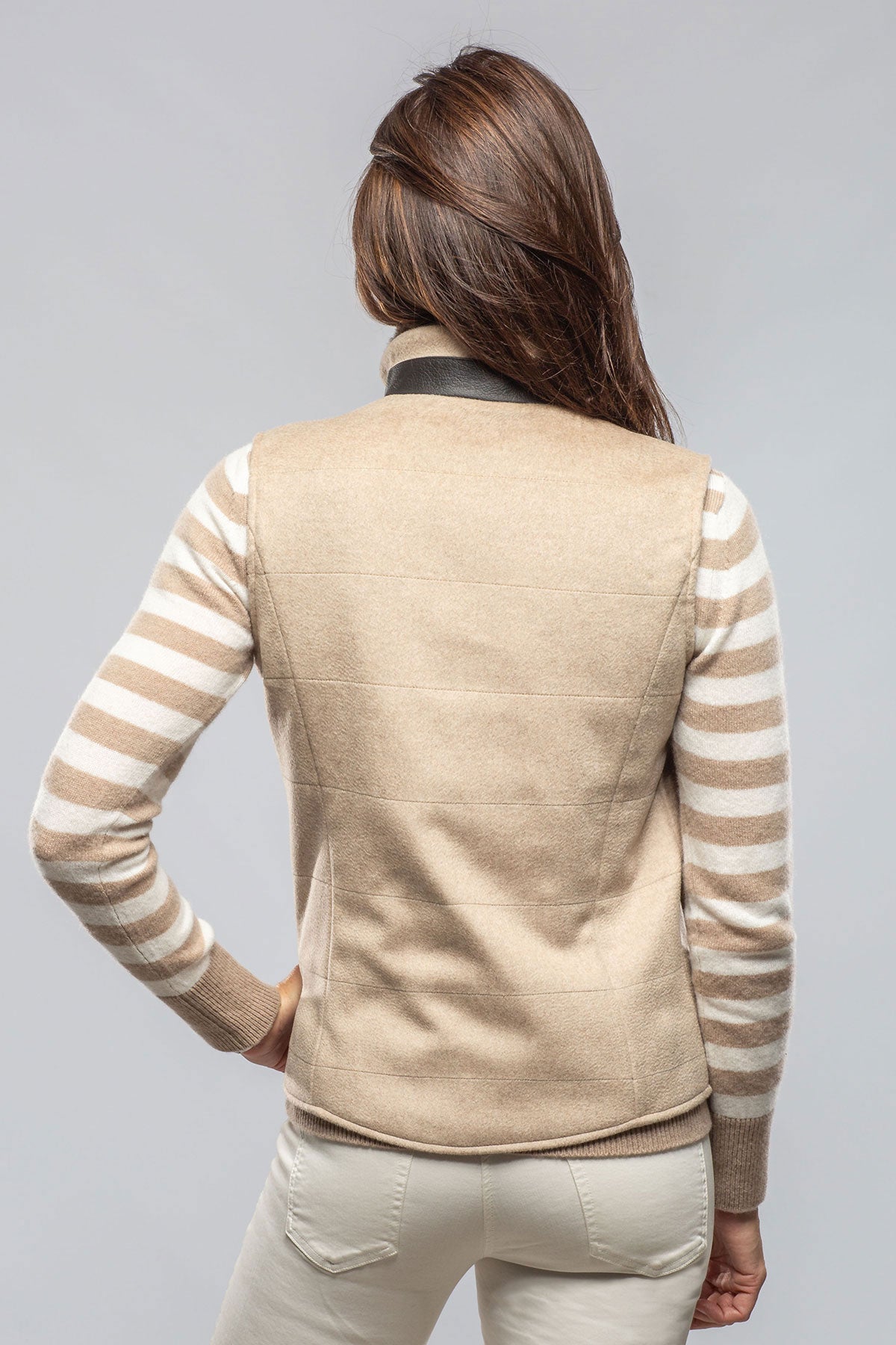 Diana Vest In Beige | Ladies - Outerwear - Cloth | Axels
