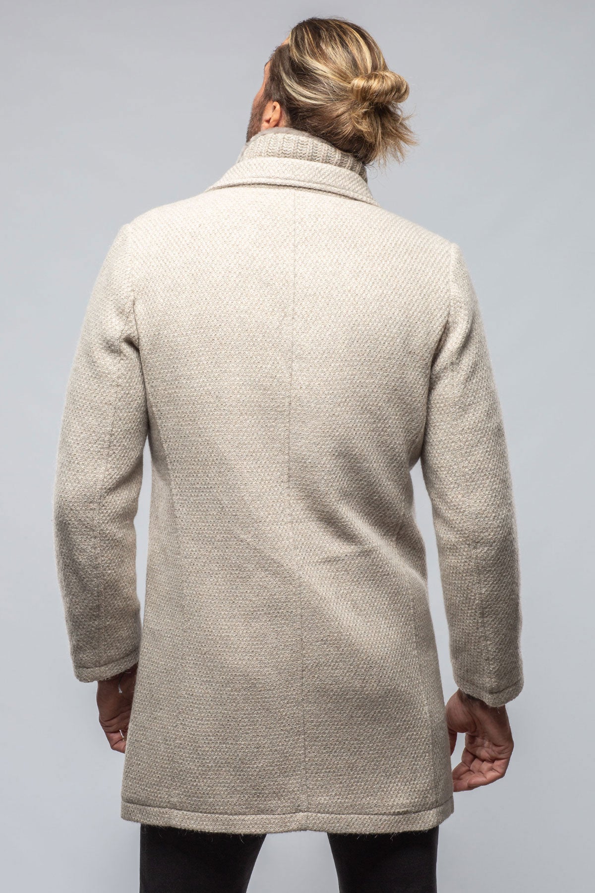 Crispus Knit Jacket in Ice | Mens - Outerwear - Cloth | Gimo's