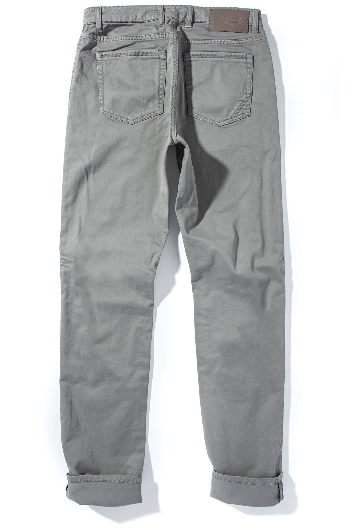 Yuma Slim Soft Touch In Grigio | Mens - Pants - 5 Pocket | Teleria Zed