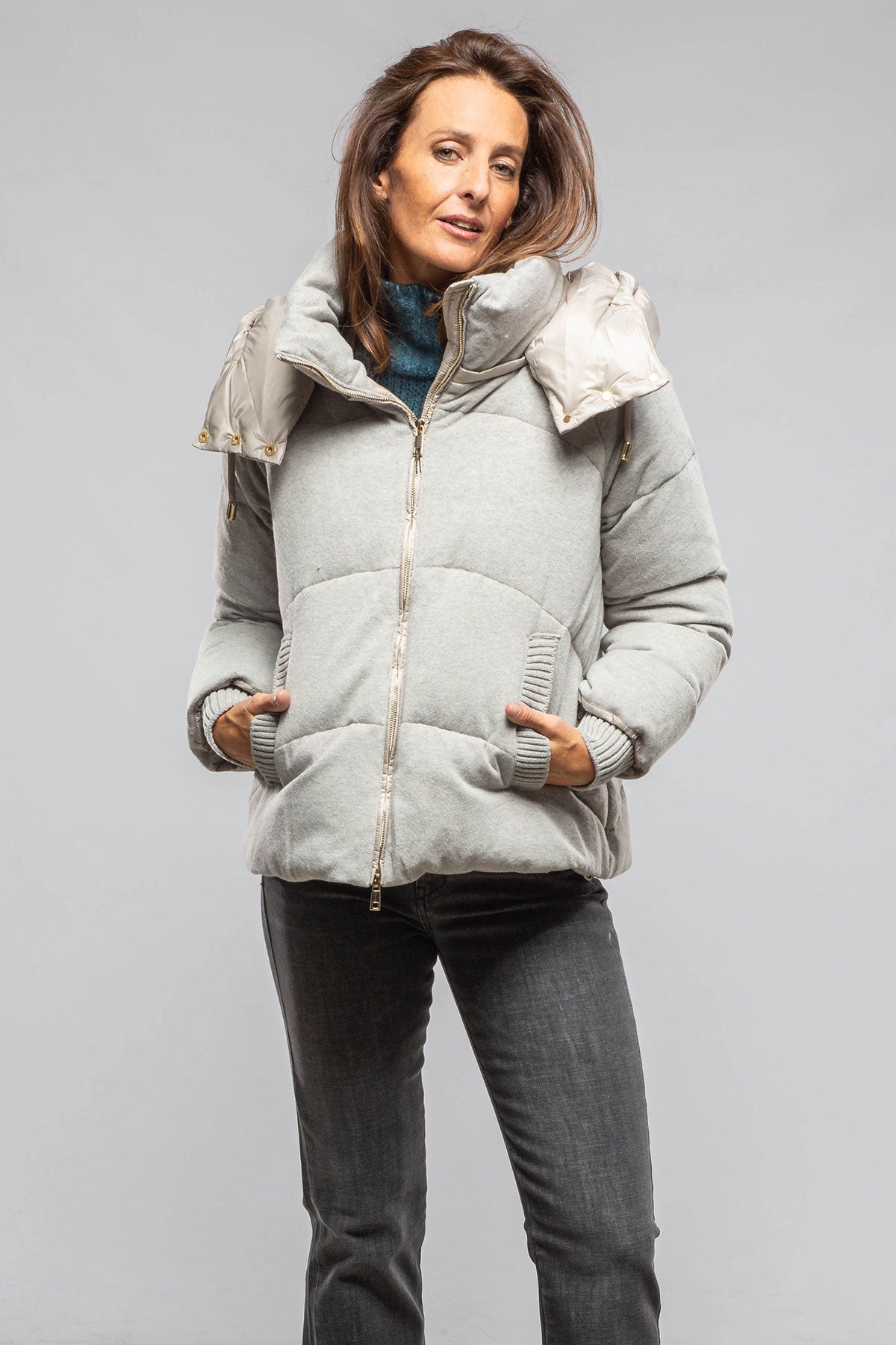 Anitia Wool/Cashmere Down Puffer