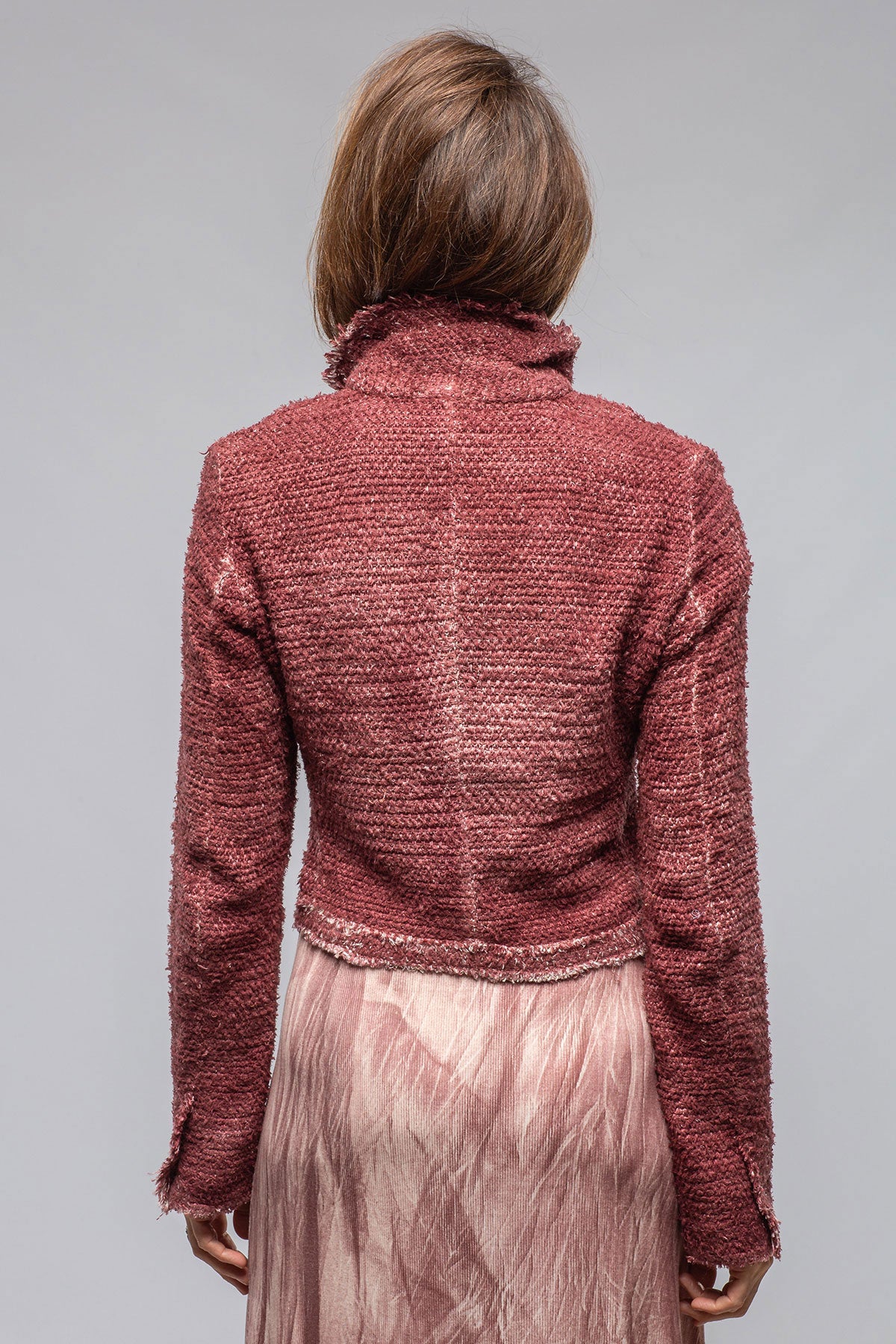 Evola Cropped Jacket In Agate