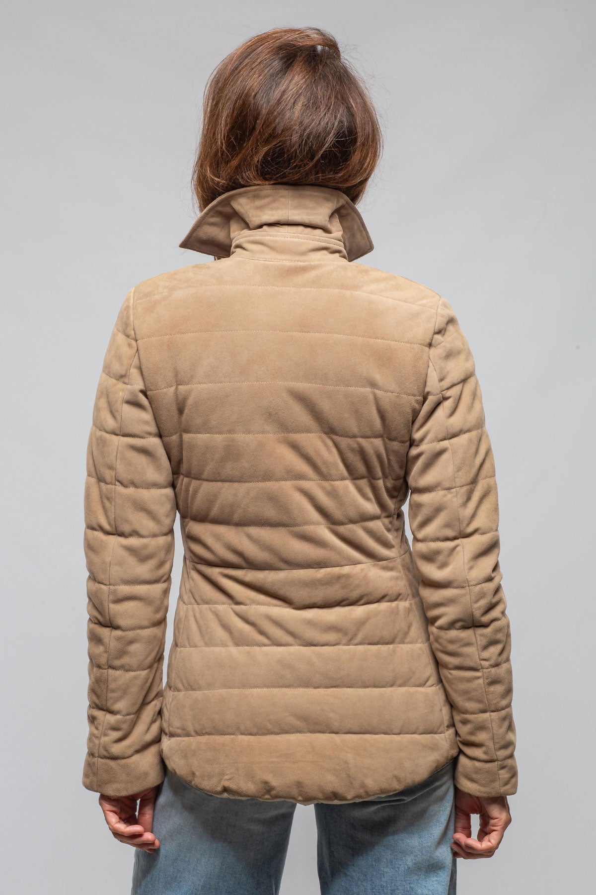 May Suede Puffer Jacket