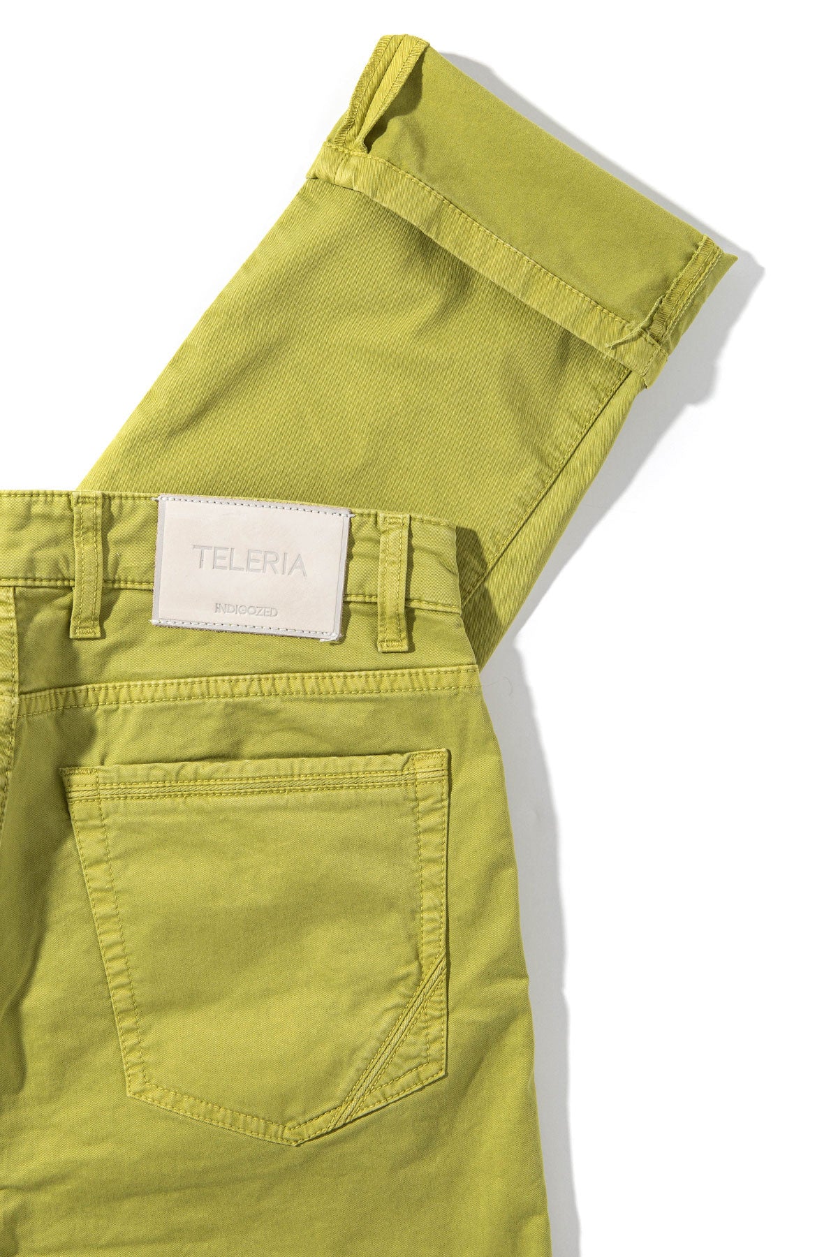 Summit 5-Pocket Cotton Twill In Lime | Mens - Pants - 5 Pocket | Teleria Zed