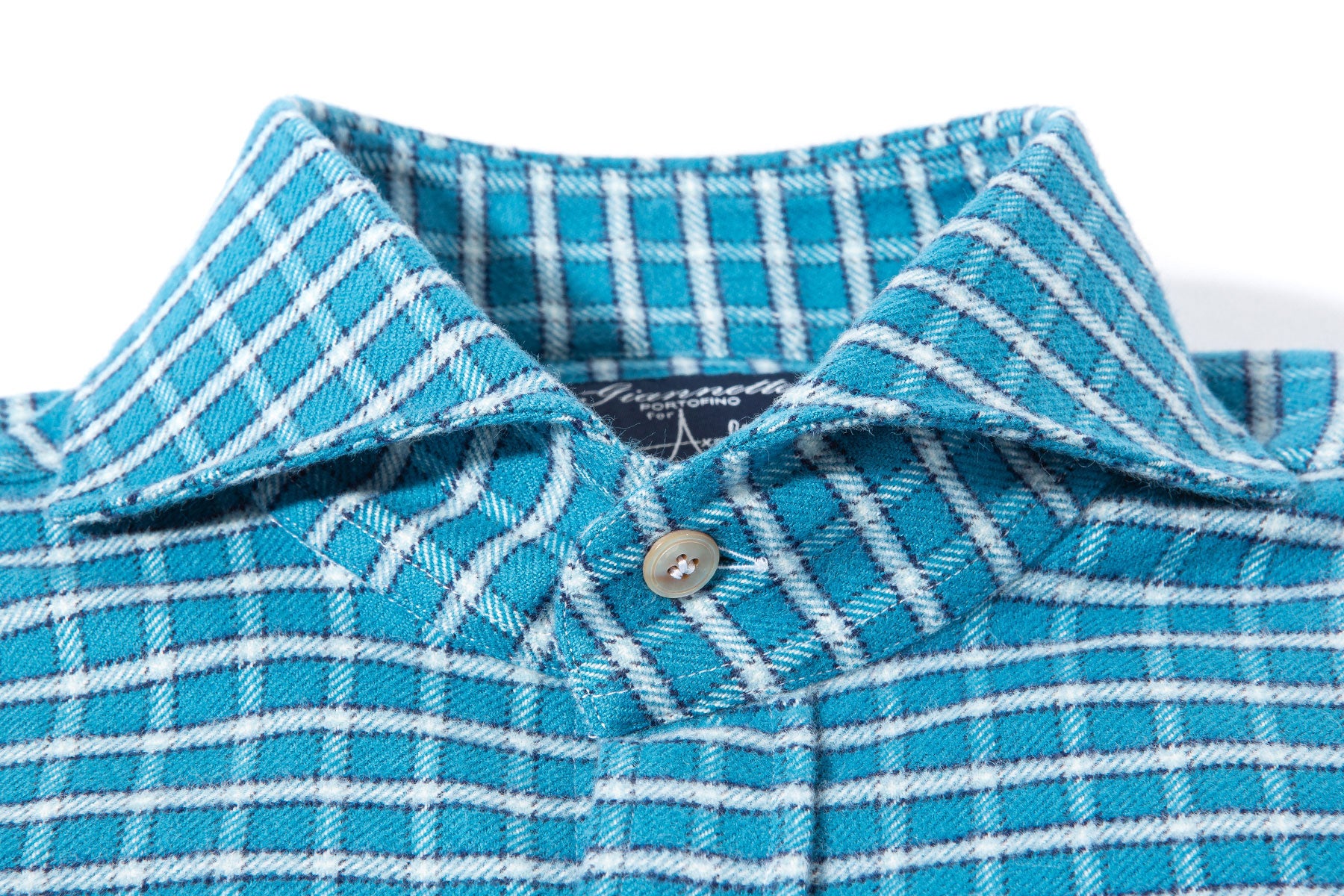 Alvord Cotton Flannel in Turquoise | Mens - Shirts - Dress | Axels GP