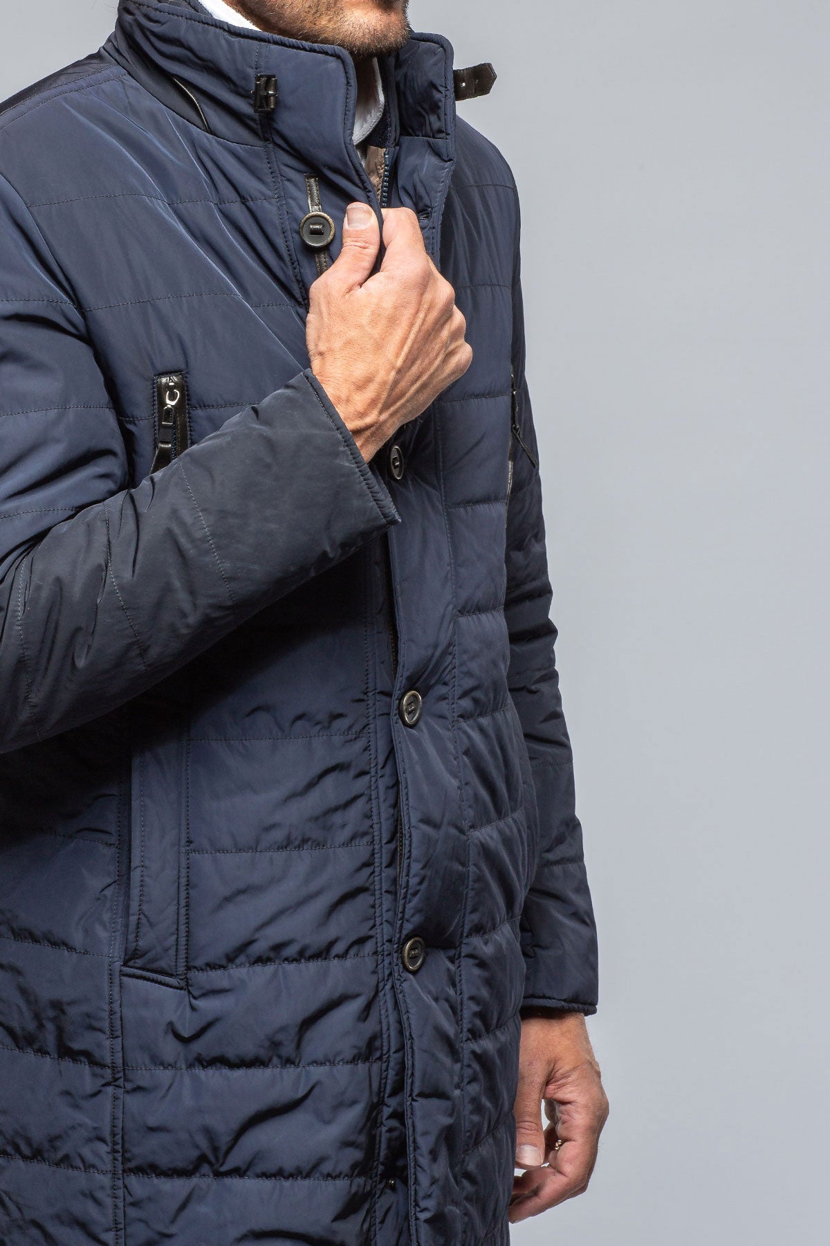 Memphis Overcoat In Navy | Warehouse - Mens - Outerwear - Cloth | Gimo's