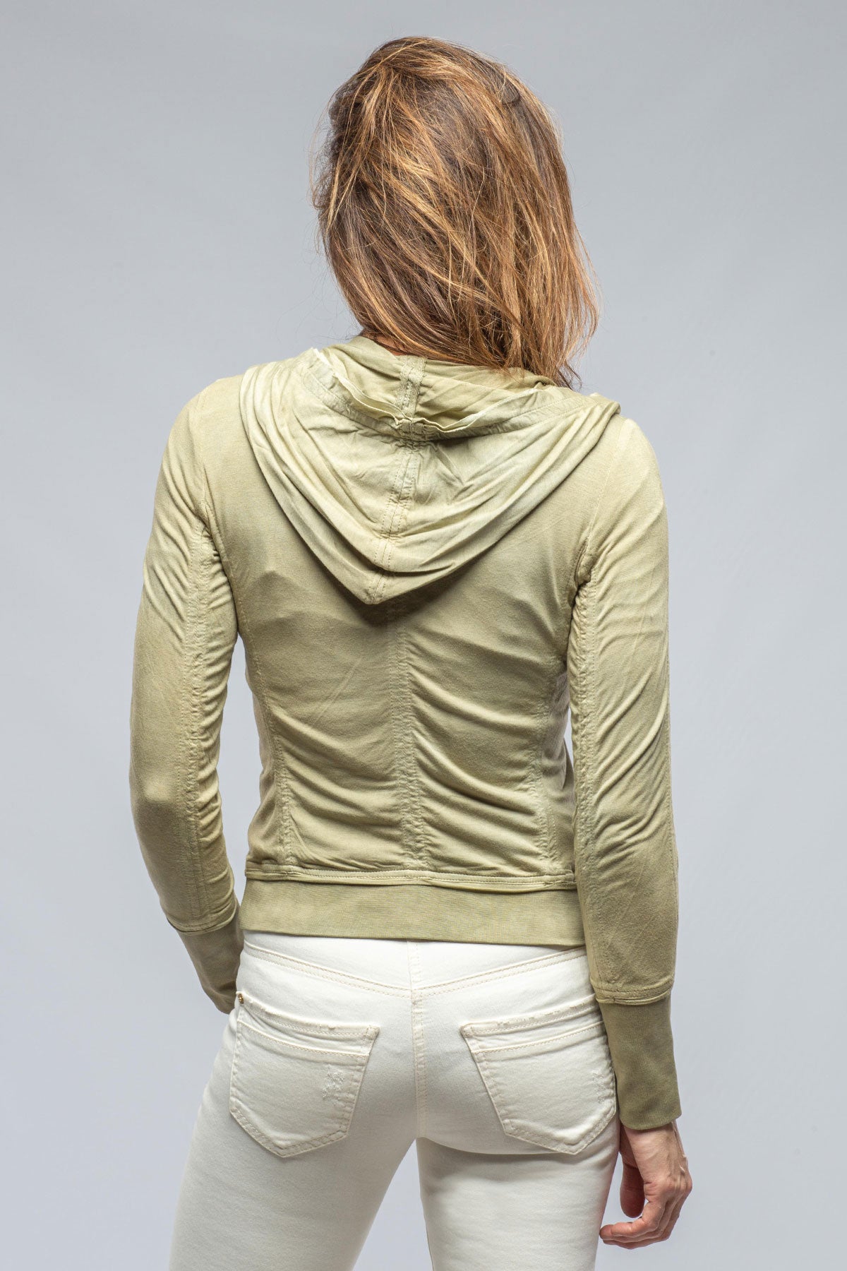 Cruiser Suede & Jersey Hoodie | Ladies - Outerwear - Leather | Roncarati