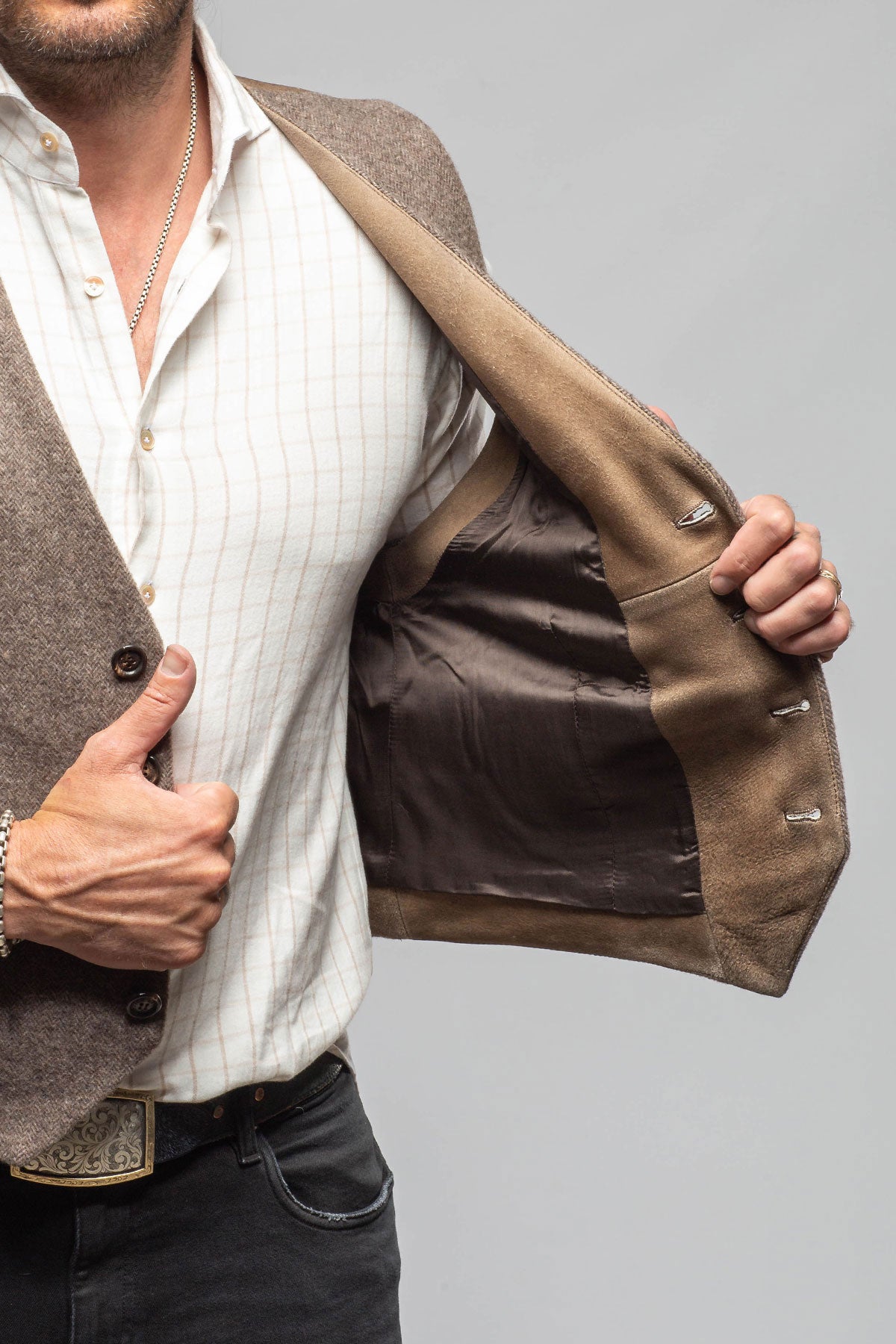 Red Stone Collection | Cheyenne Vest | Mens - Outerwear - Leather