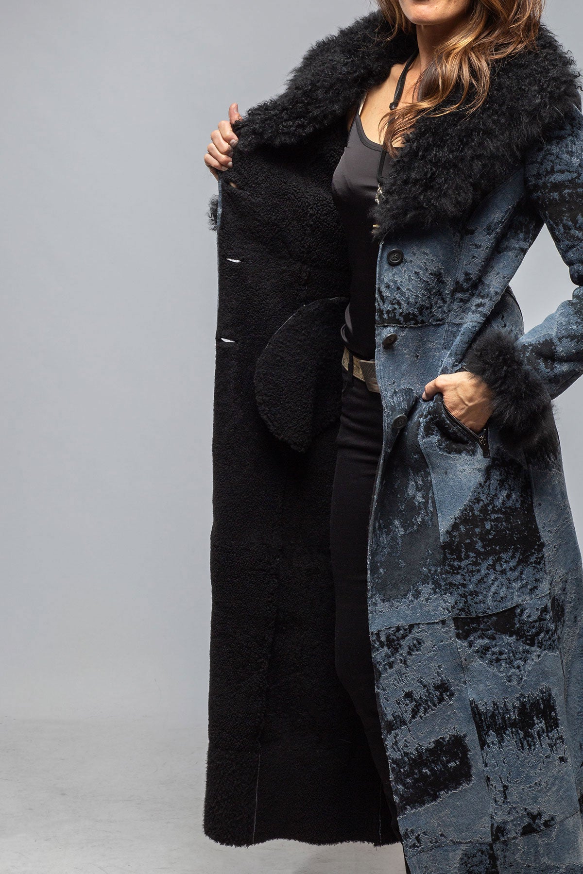 Roncarati Calamity Jane Long Jacket Ladies - Outerwear - Shearling