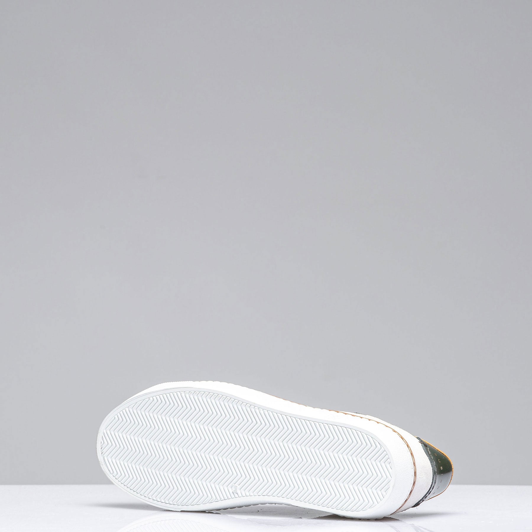 The Mustang Shoe In White/Green | Mens - Shoes | Rubirosa