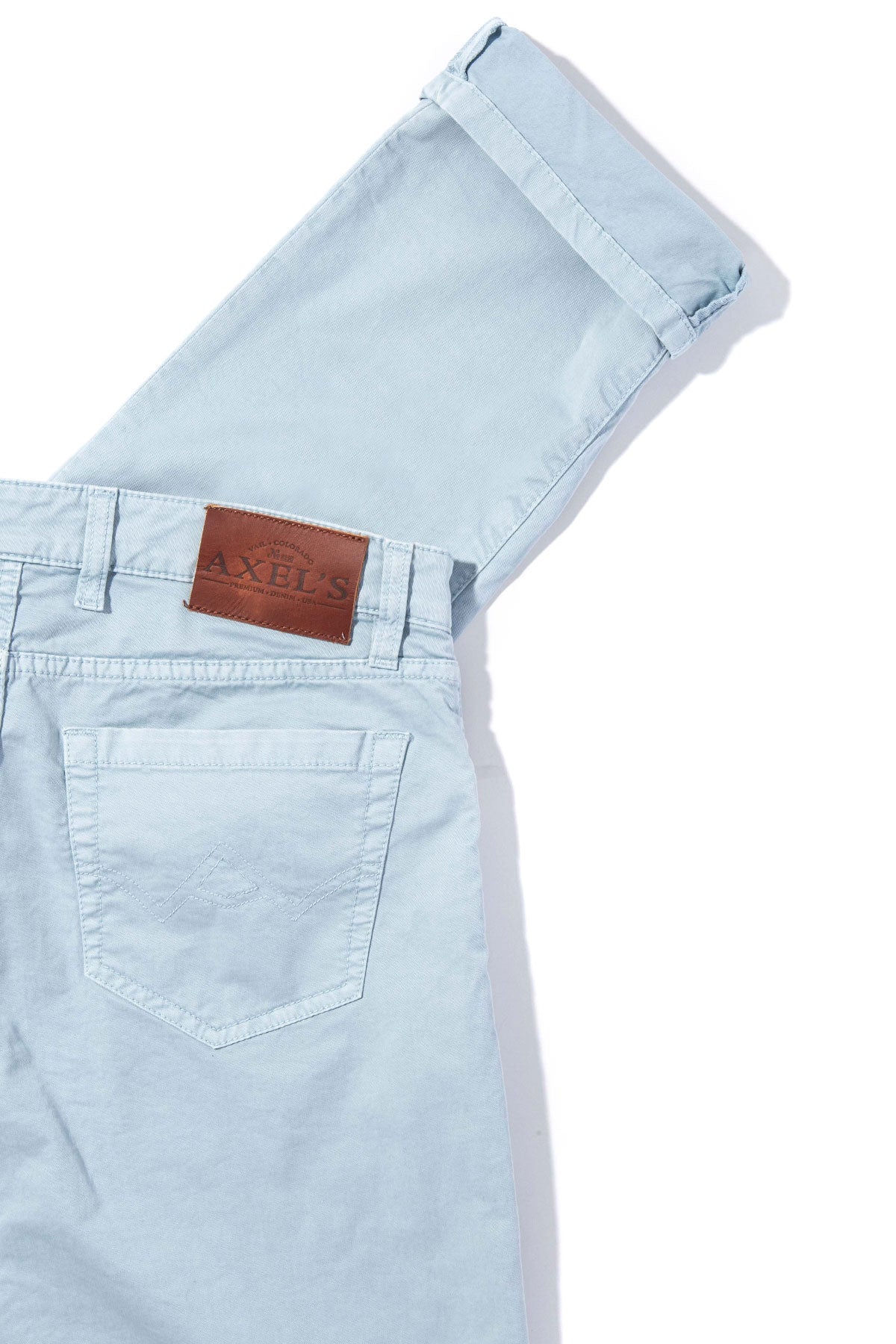 Flagstaff Performance Denim In Blu Ice | Mens - Pants - 5 Pocket | Axel's Premium Denim