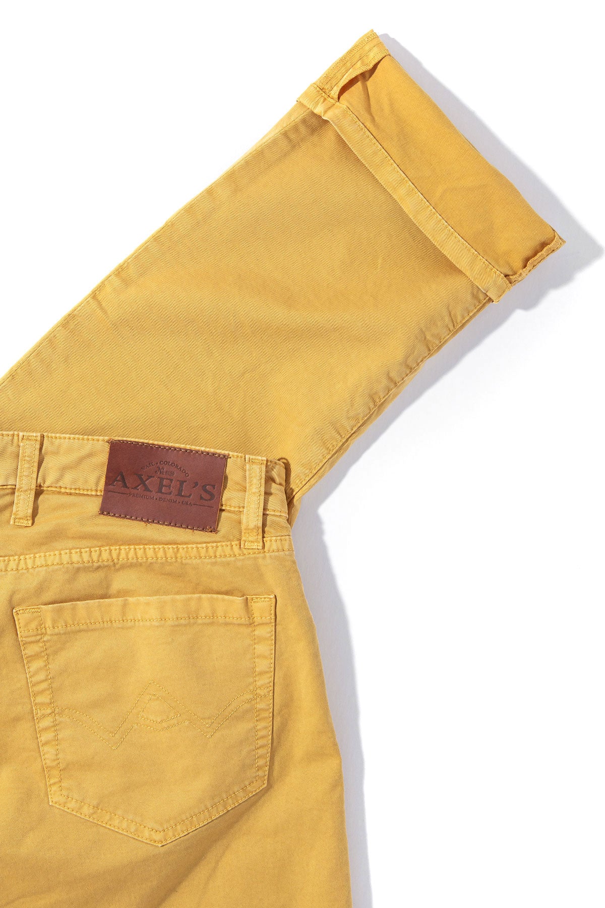 Flagstaff Performance Denim In Twill Crema | Mens - Pants - 5 Pocket | Axel's Premium Denim