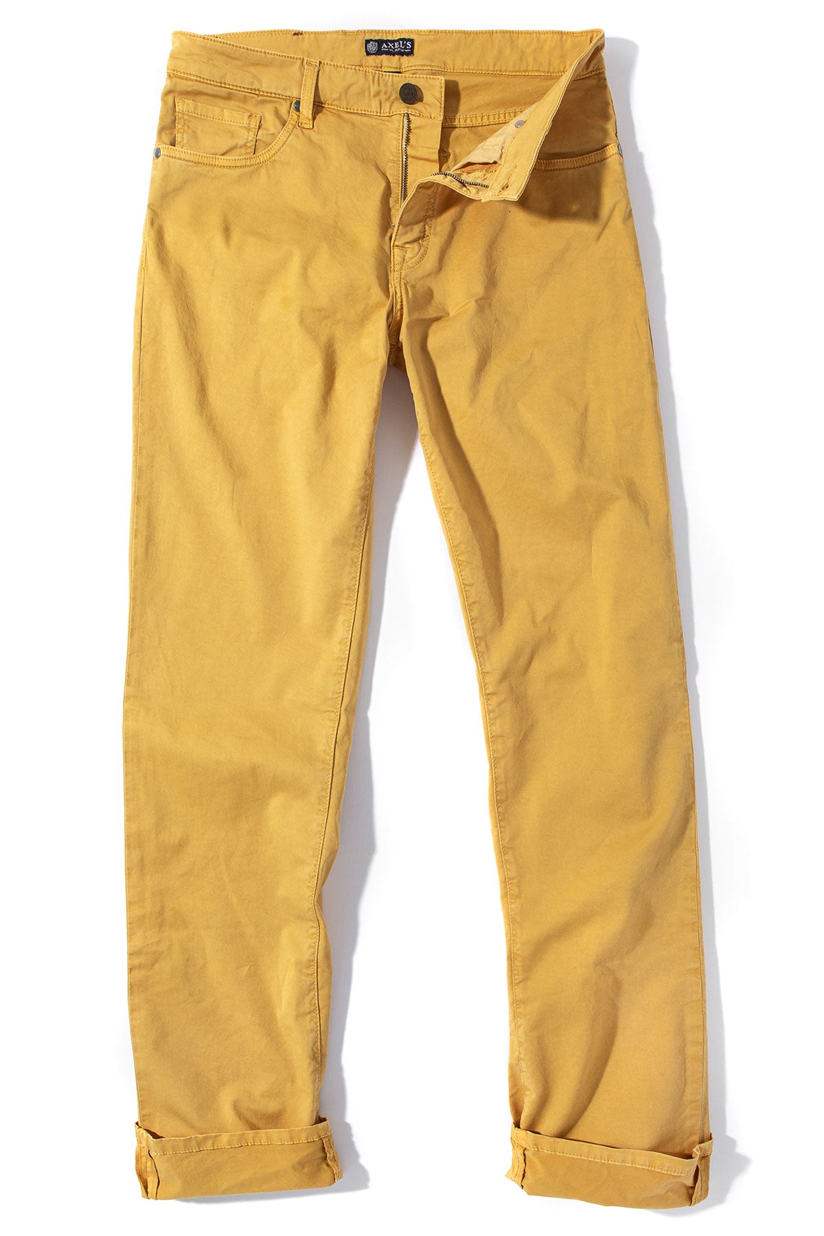 Flagstaff Performance Denim In Twill Crema | Mens - Pants - 5 Pocket | Axel's Premium Denim