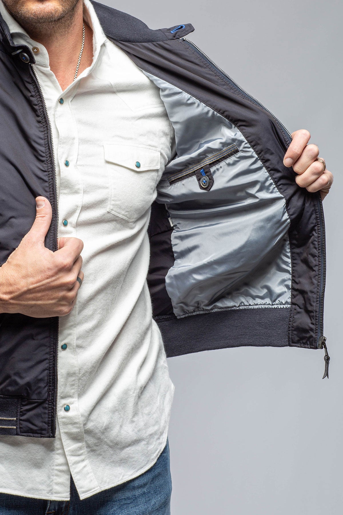 Calder Baseball Jacket | Warehouse - Mens - Outerwear - Cloth | Gimo's