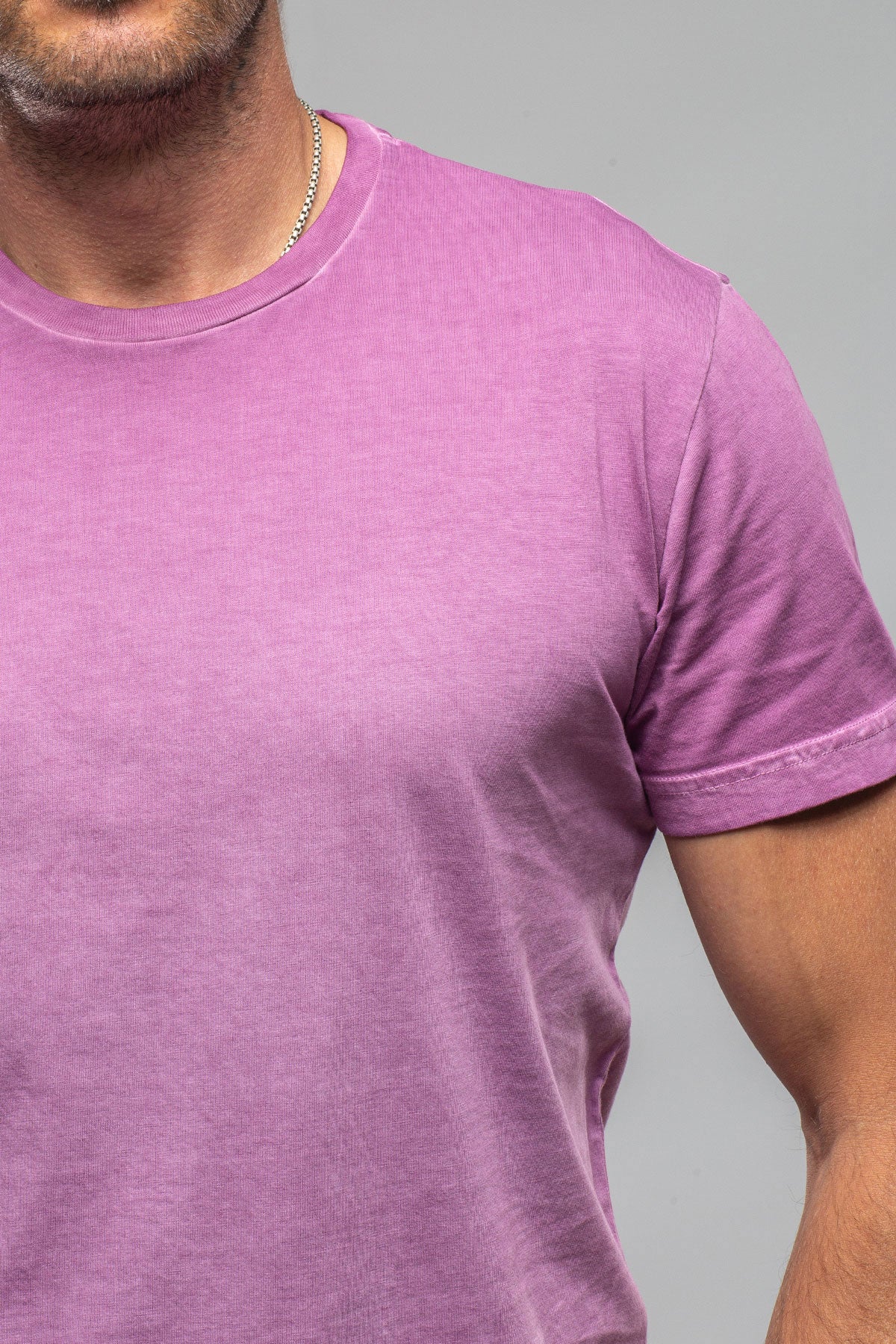 Pismo Cotton T In Plum | Mens - Shirts - T-Shirts | Georg Roth