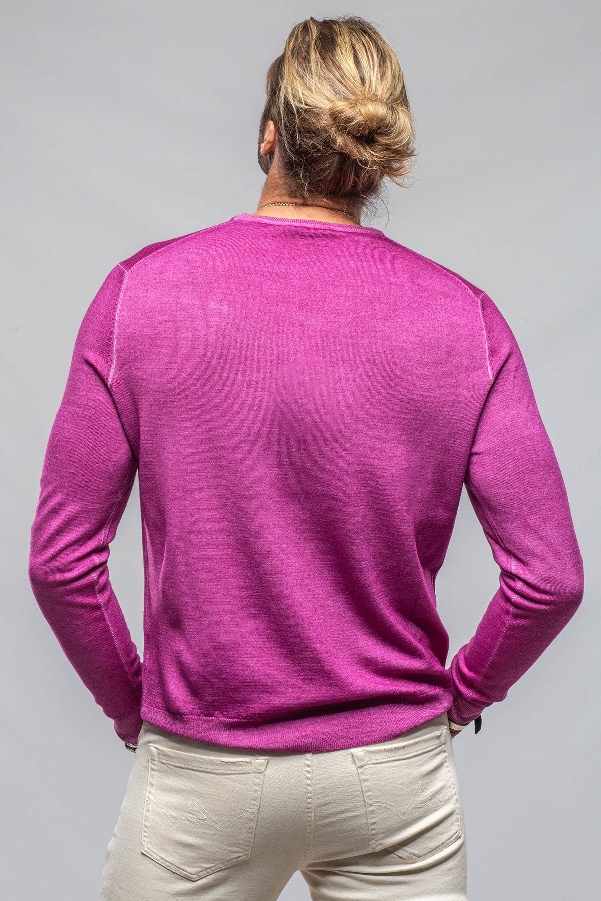 Crosby Merino Sweater In Orchidea | Mens - Sweaters | Dune