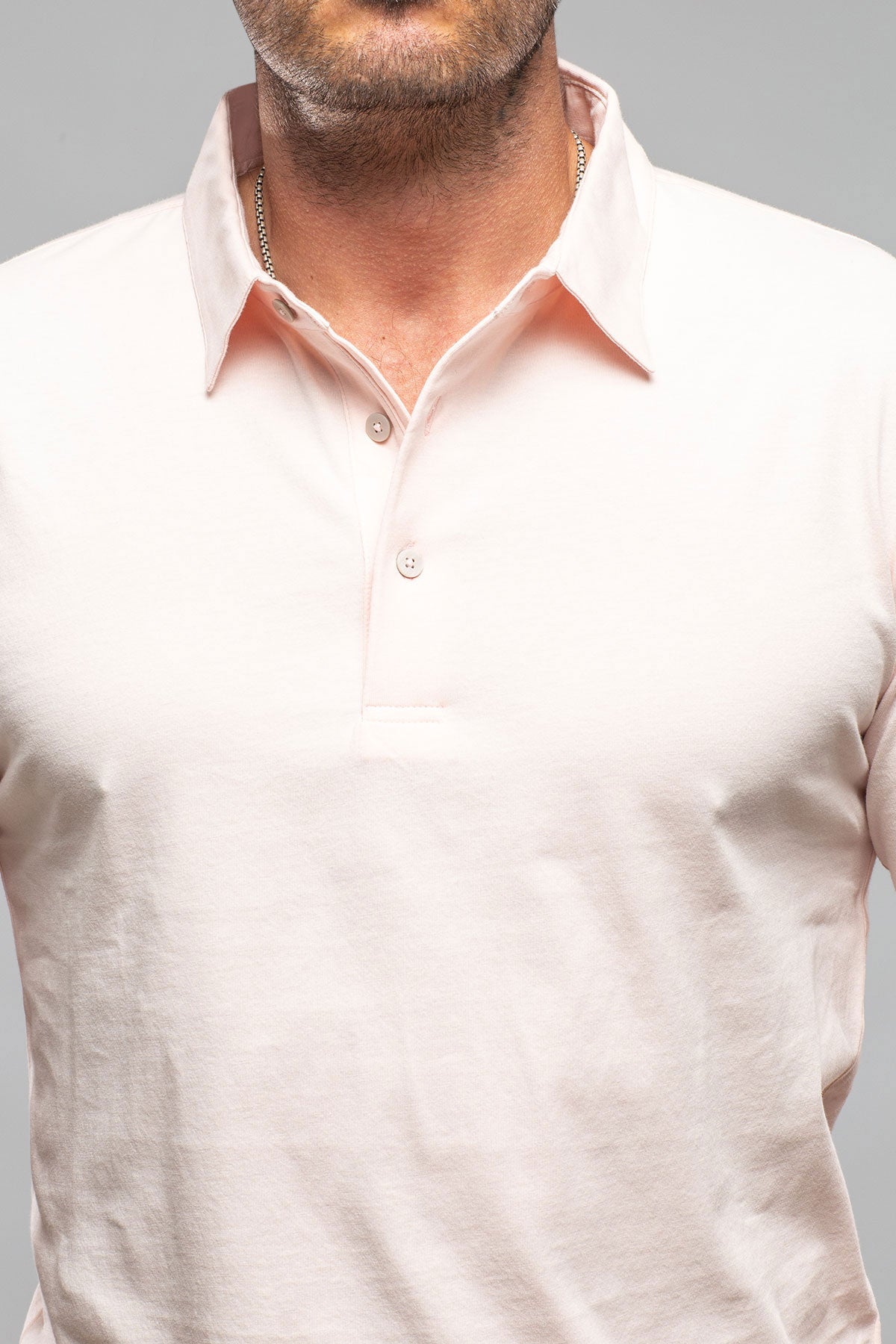 Cruz Cotton Polo in Pink | Mens - Shirts - Polos | Georg Roth