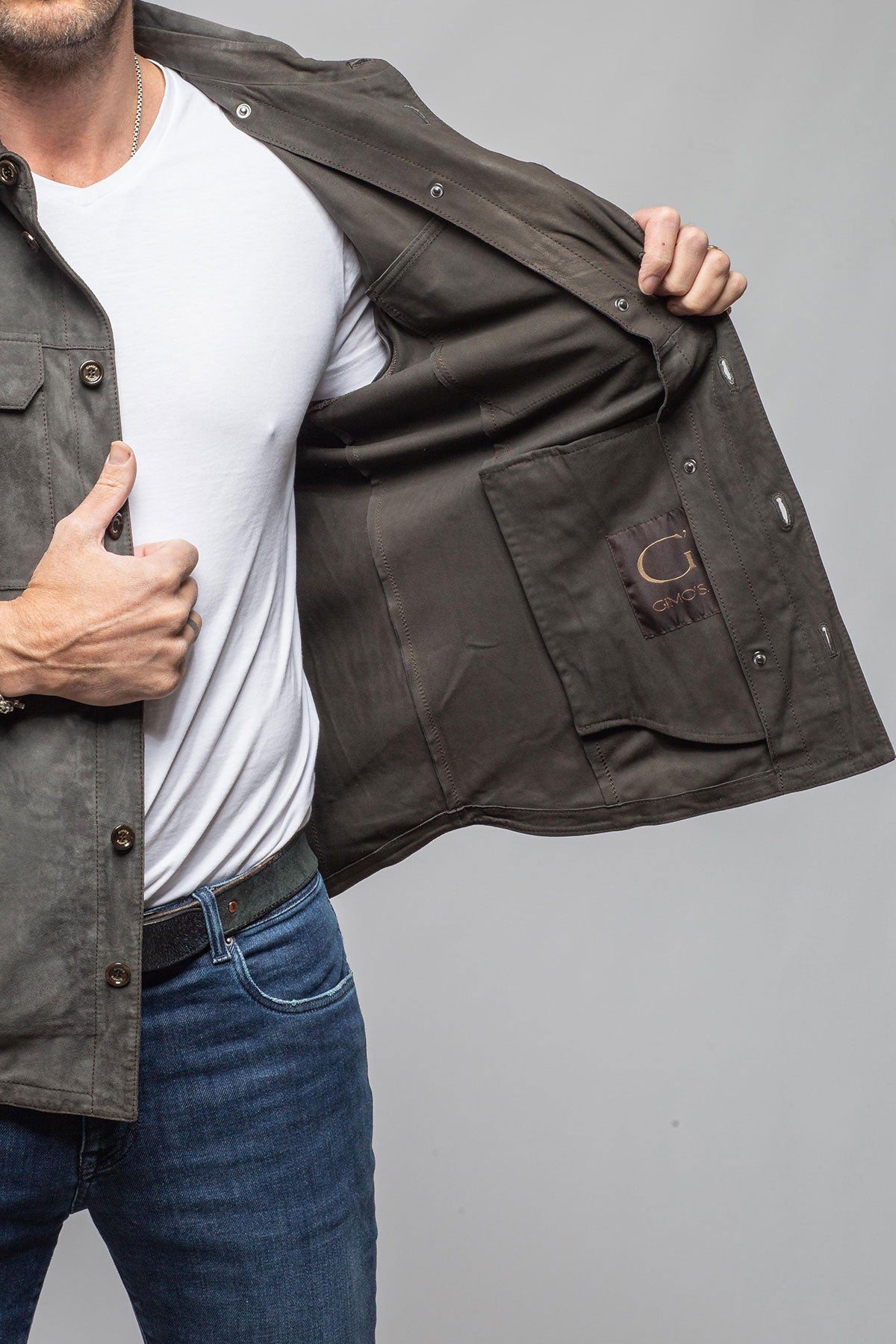 Carson Suede Shirt Jacket