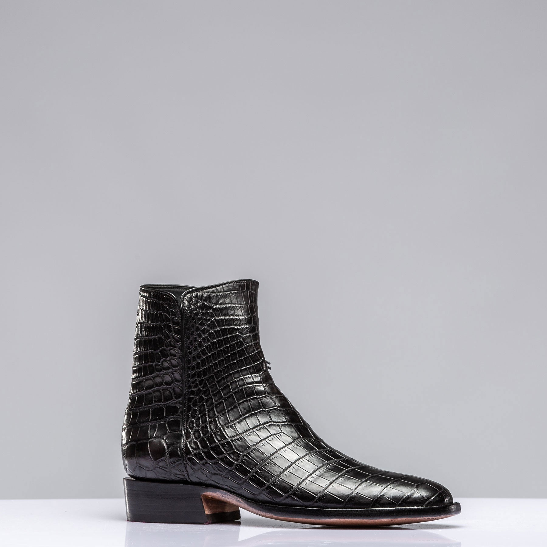 Stallion Boots Black Crocodile Chelsea Boots Mens - Cowboy Boots