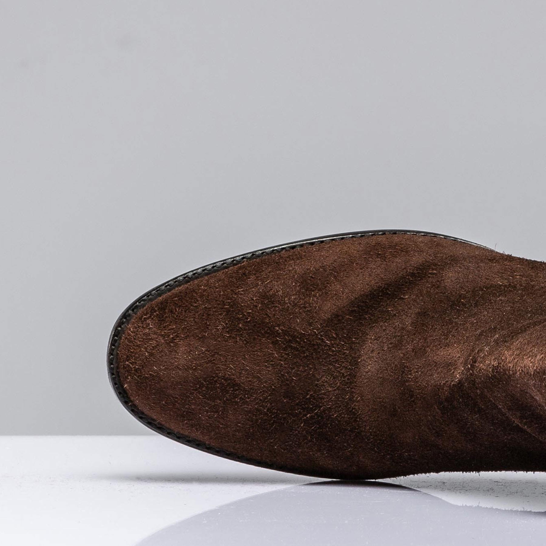 Stallion Boots Chocolate Round Toe Zorro Mens - Cowboy Boots