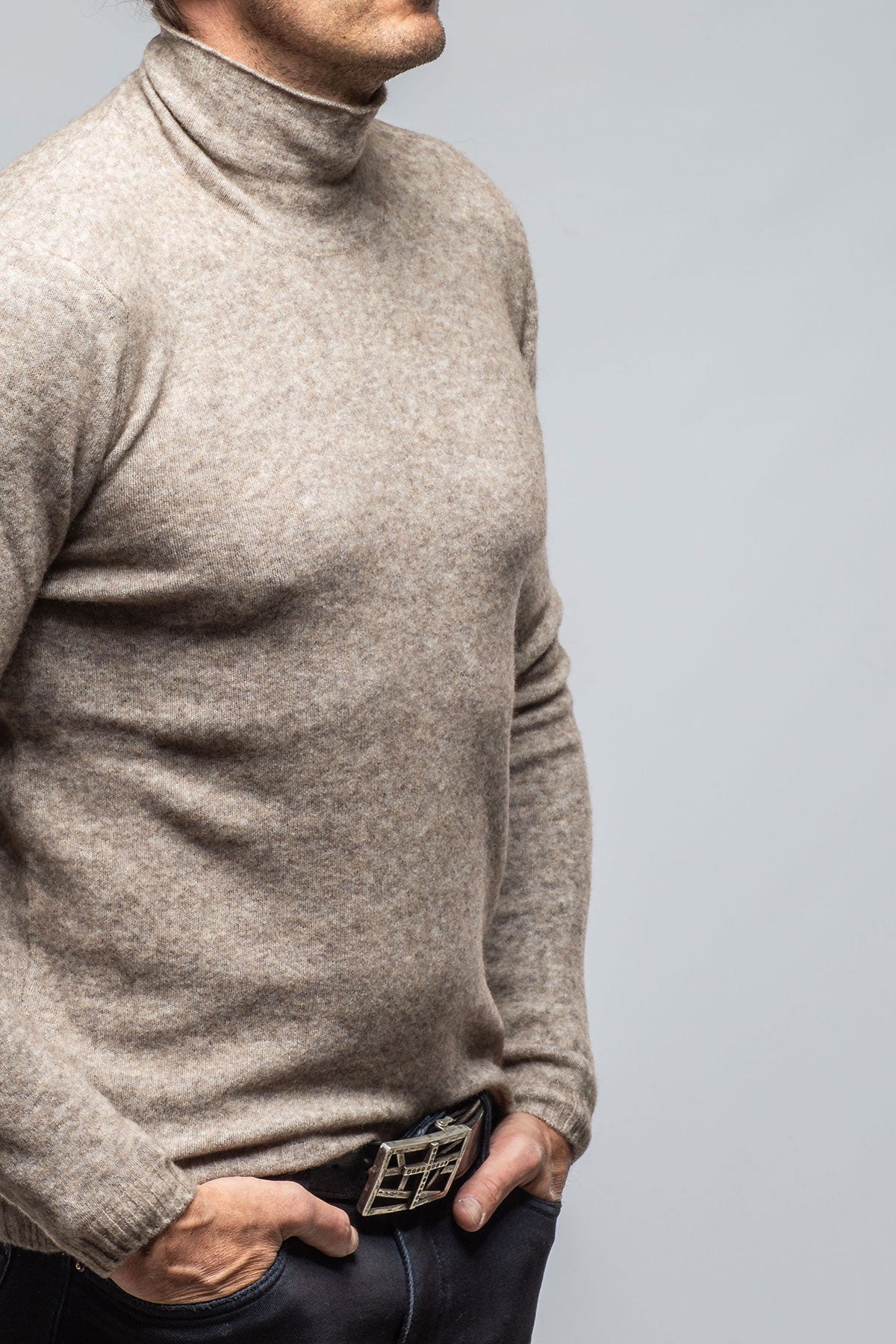 Stile Latino | Mandara Sweater In Grey/Beige | Mens - Sweaters