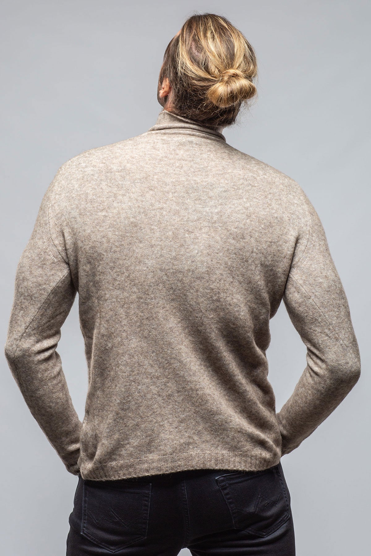 Stile Latino | Mandara Sweater In Grey/Beige | Mens - Sweaters