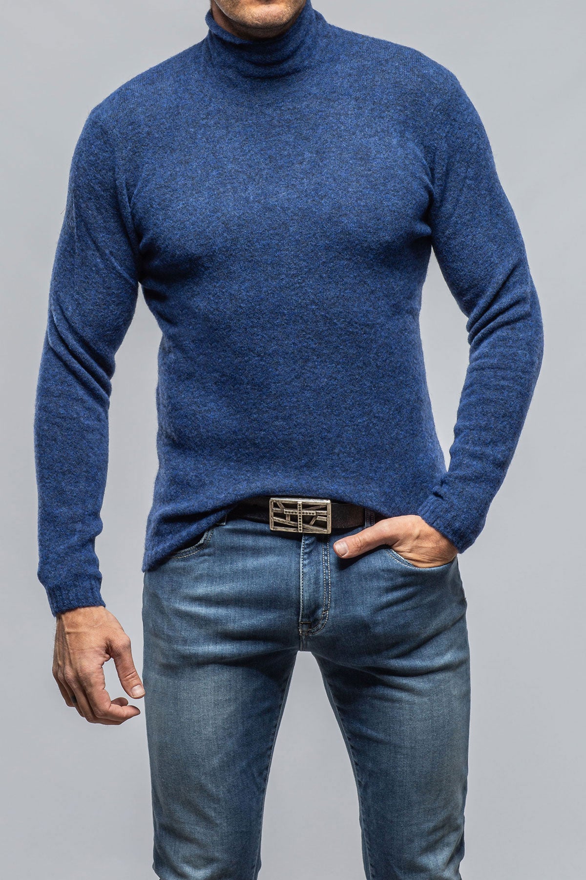 Stile Latino Mandara Sweater In Royal Mens - Sweaters