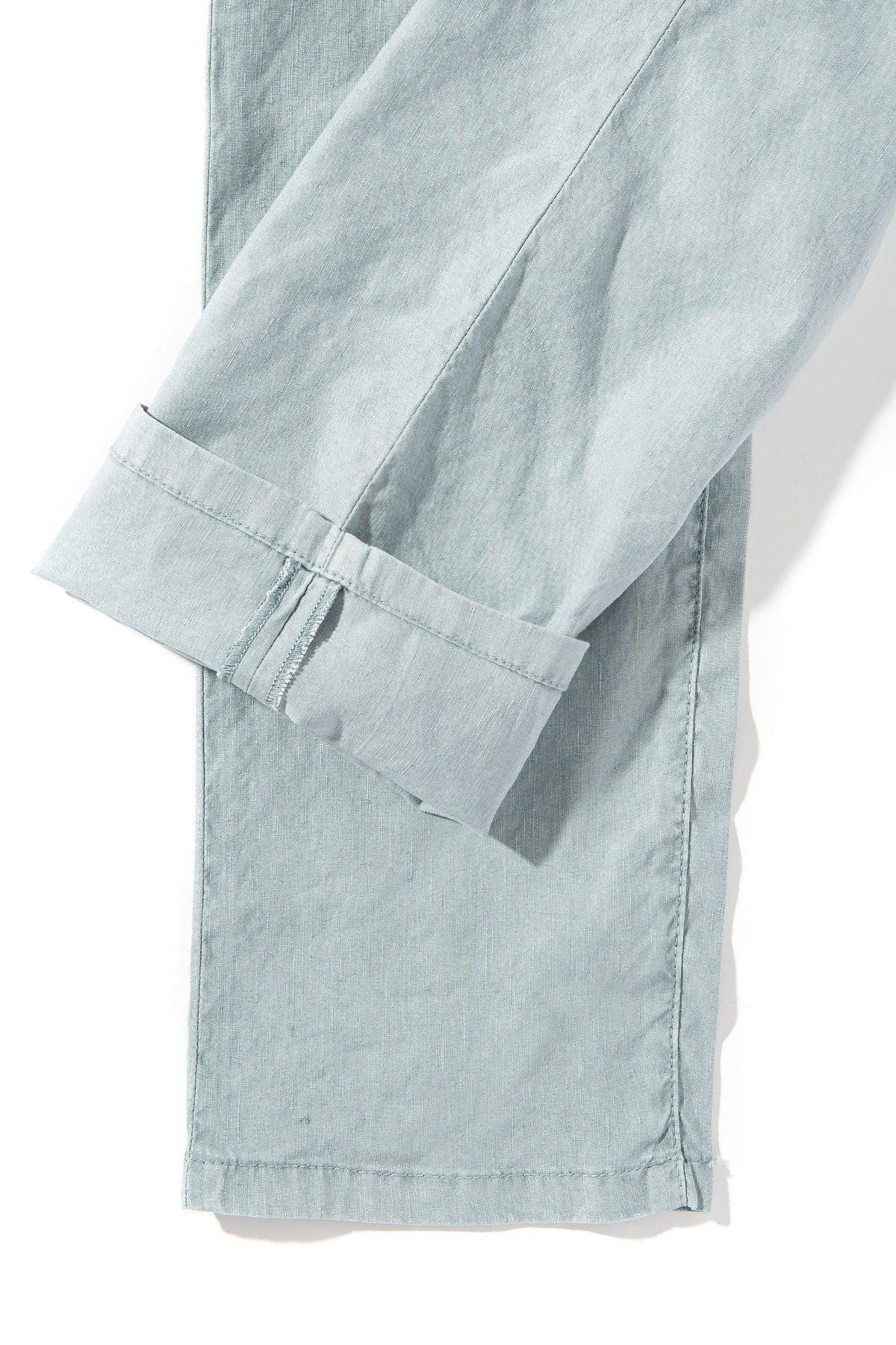 Teleria Zed Barbados 5-Pocket Stretch Linen In Ardesia Mens - Pants - 5 Pocket