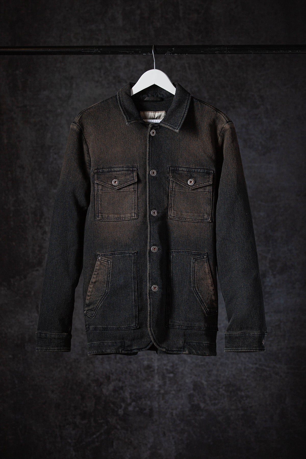 Teleria Zed Chase II Knit Jacket In Desert Mens - Outerwear - Overshirts