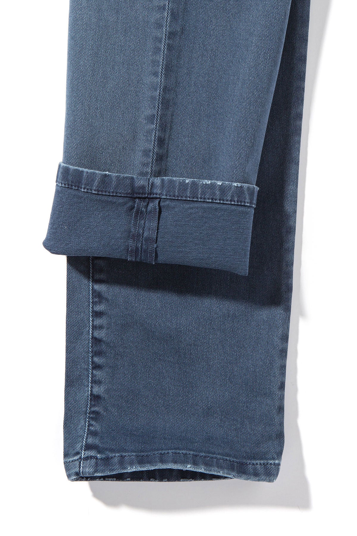 Teleria Zed Jackson 5-Pocket Cotton Twill In Blu Oxford Mens - Pants - 5 Pocket