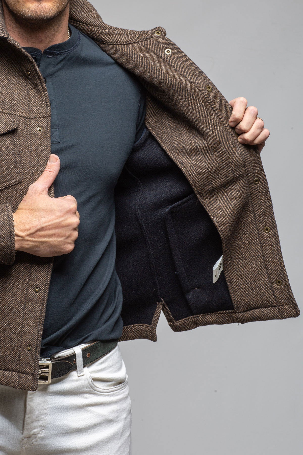 Teleria Zed Murphy Knit Coat Mens - Outerwear - Overshirts