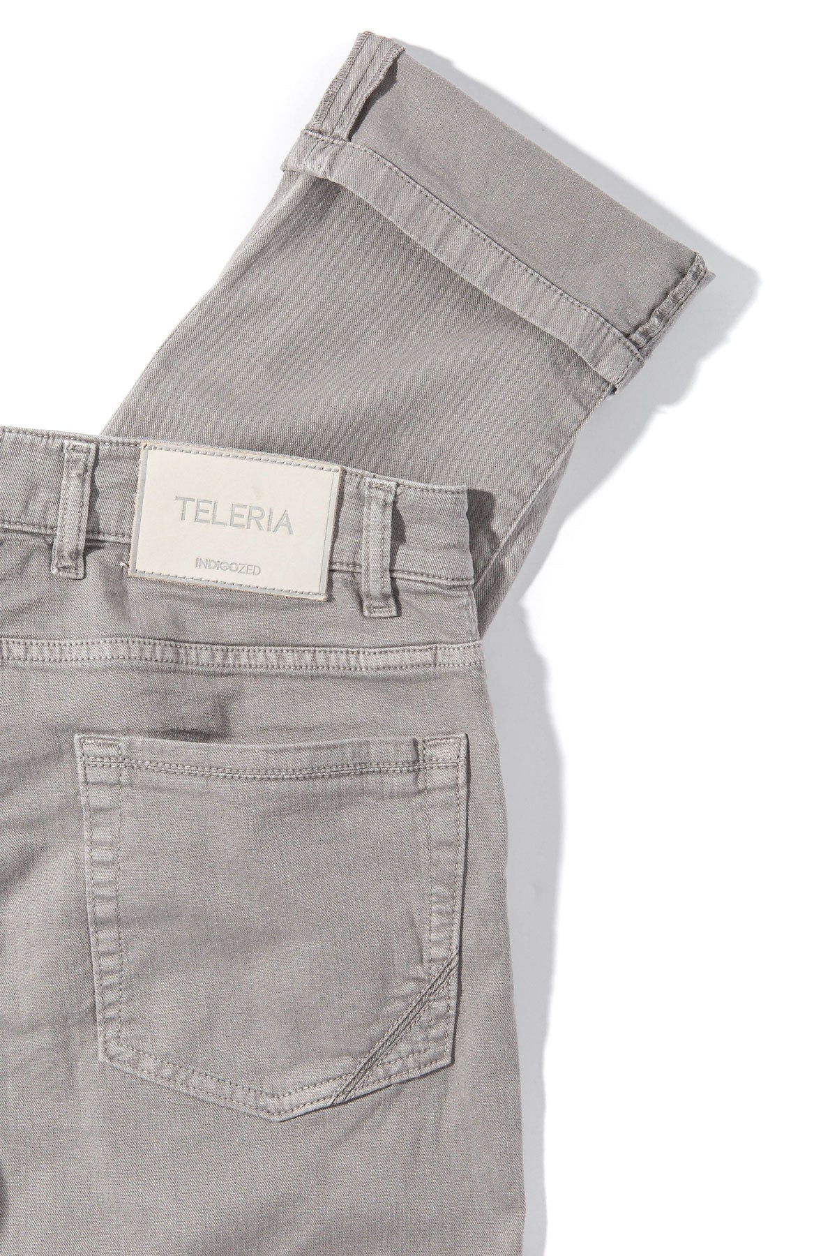 Teleria Zed Ouray 5 Pocket Denim in Cenere Mens - Pants - 5 Pocket