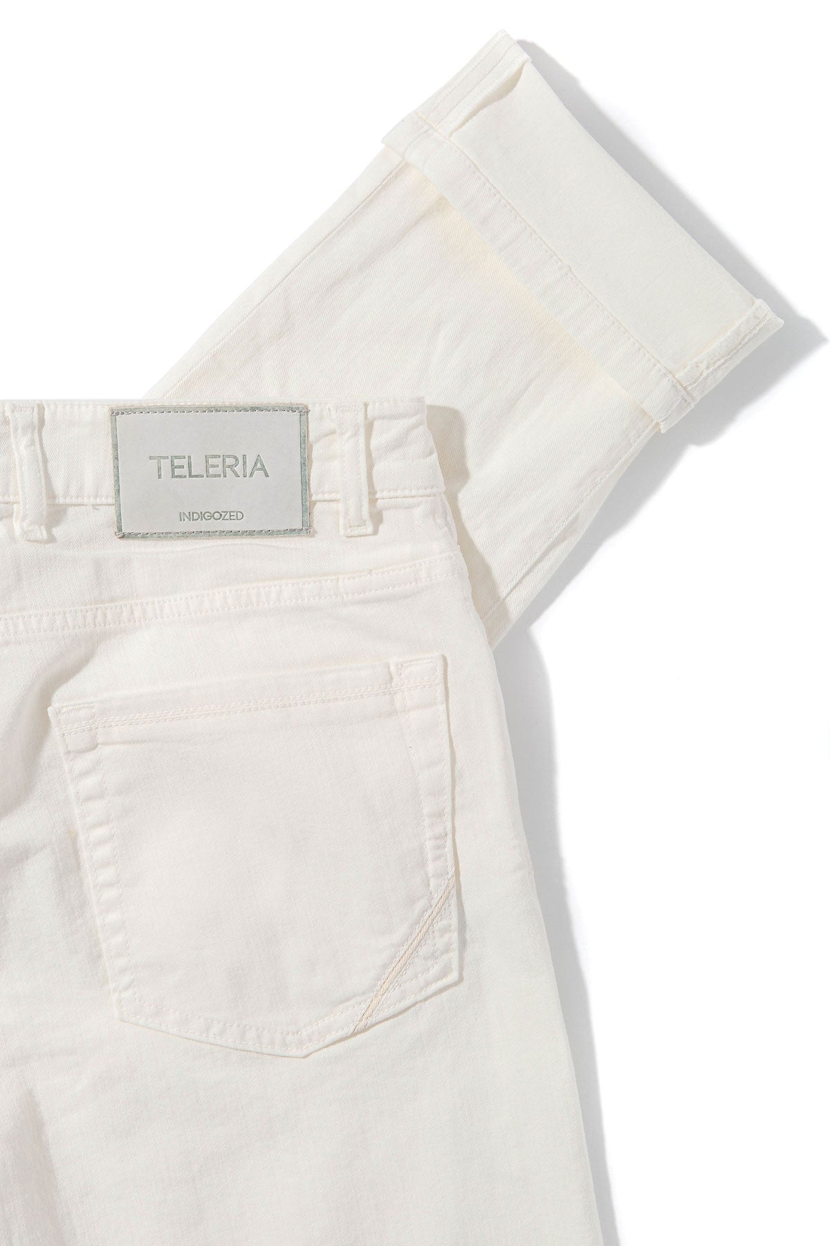 Teleria Zed Ouray 5 Pocket Denim in Natural Mens - Pants - 5 Pocket