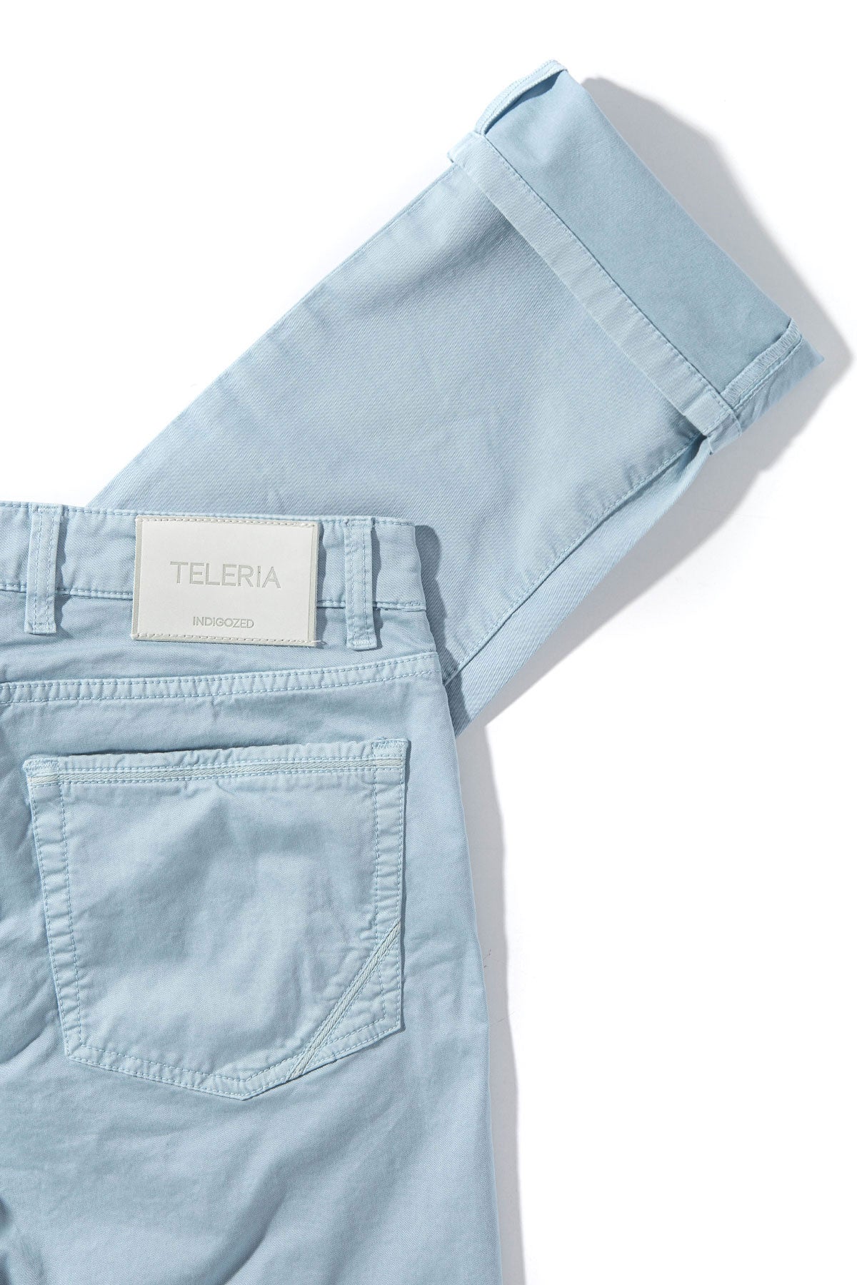 Teleria Zed Summit 5-Pocket Cotton Twill In Blue Ice Mens - Pants - 5 Pocket