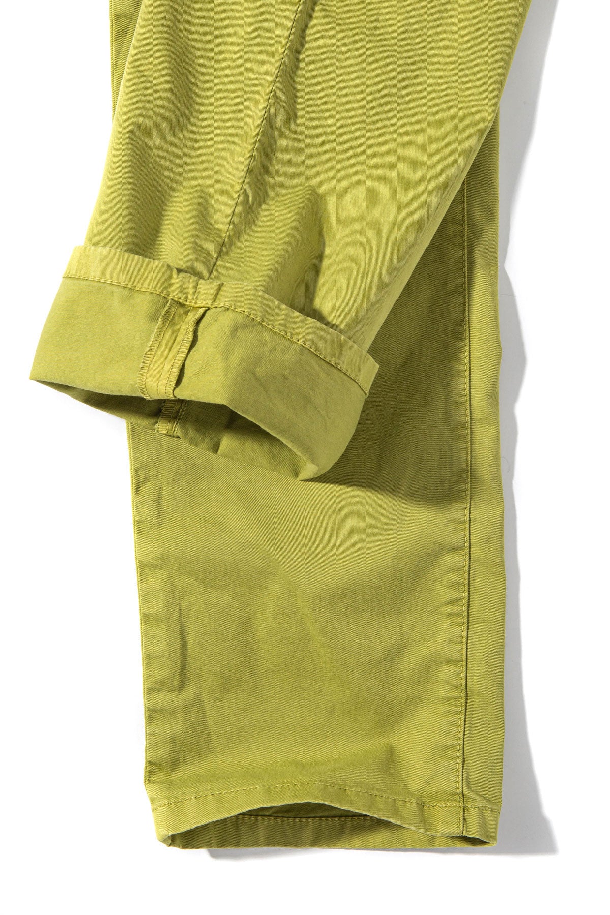 Teleria Zed Summit 5-Pocket Cotton Twill In Lime Mens - Pants - 5 Pocket