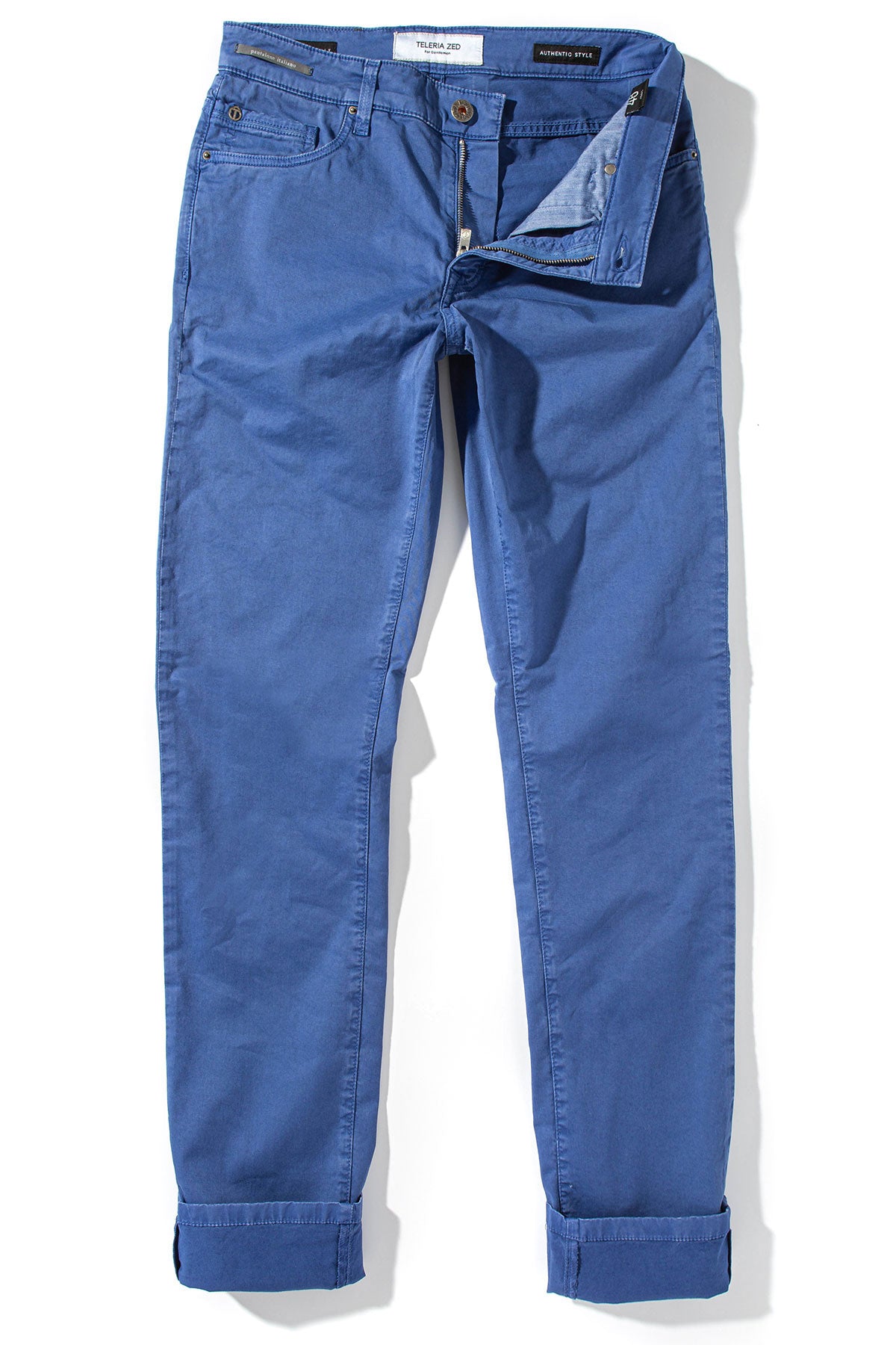Teleria Zed Summit 5-Pocket Cotton Twill In Royal Mens - Pants - 5 Pocket