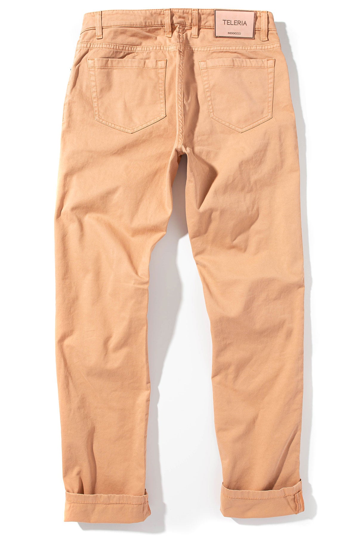 Teleria Zed Summit 5-Pocket Cotton Twill In Salmon Mens - Pants - 5 Pocket