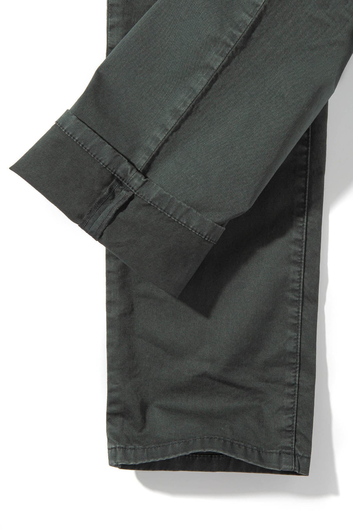 Teleria Zed Summit 5-Pocket Cotton Twill In Verde Loden Mens - Pants - 5 Pocket