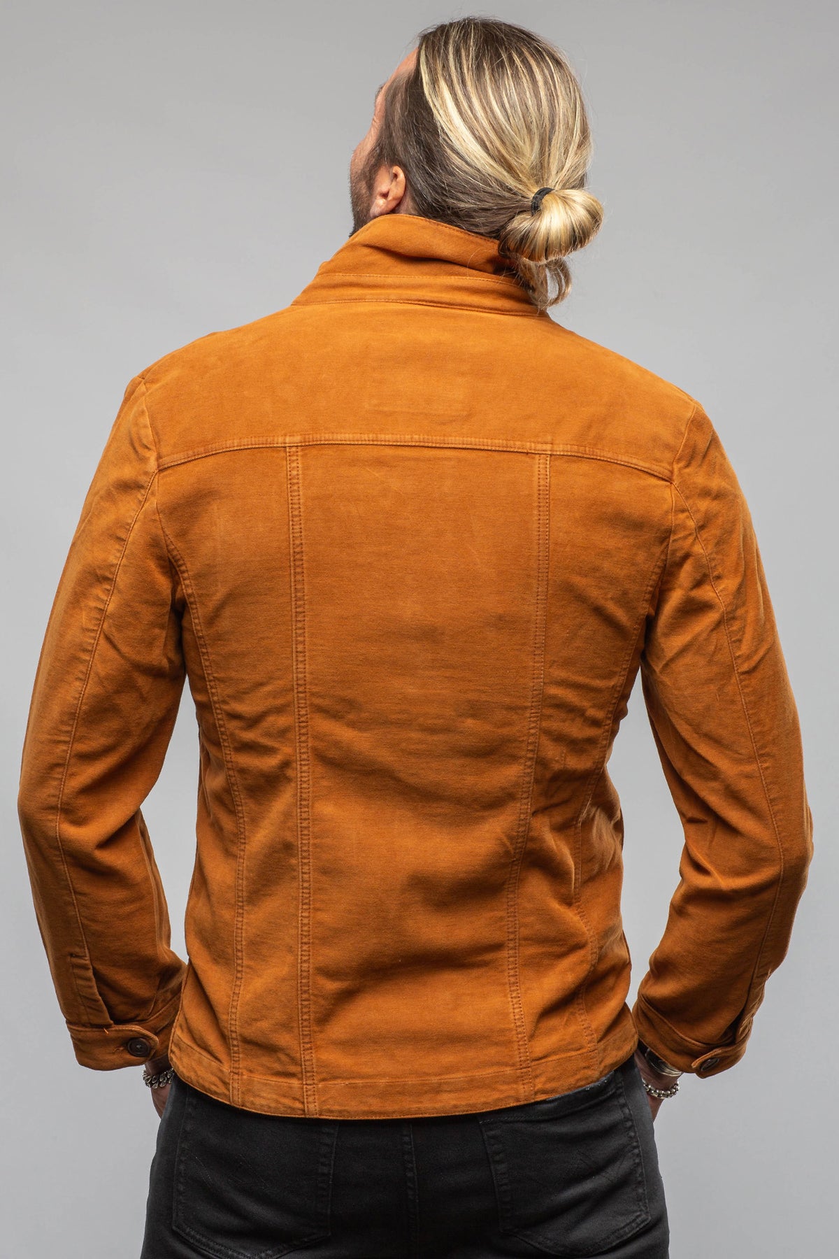 Teleria Zed Trace Overdyed Moleskin Overshirt Mens - Outerwear - Overshirts