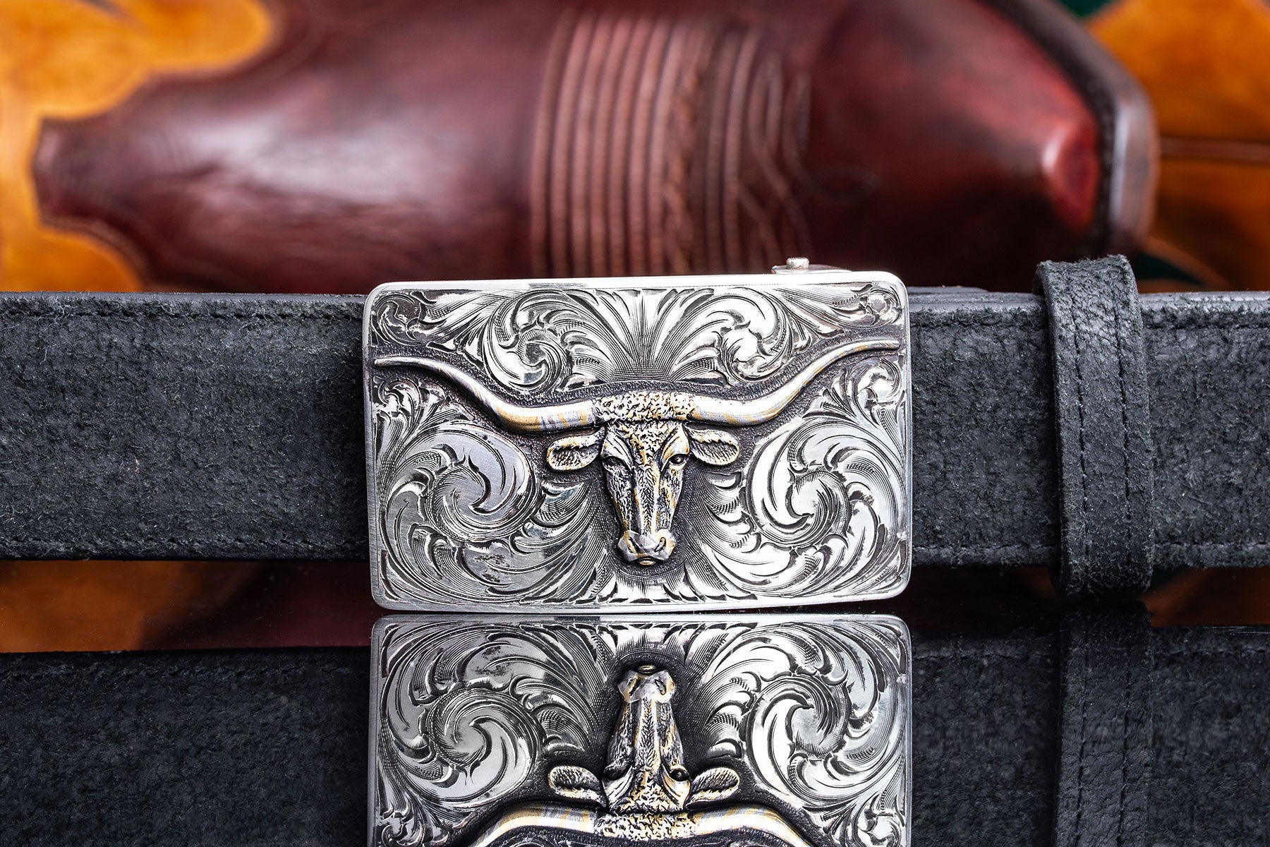 AB Makume Longhorn | Belts And Buckles - Trophy | American Buckle Collection