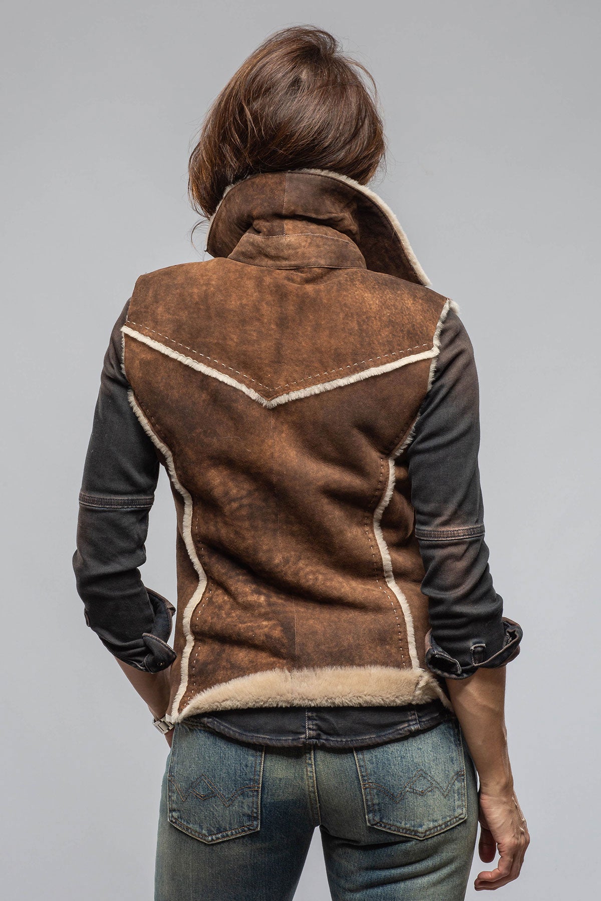 Deluca Shearling Vest | Ladies - Outerwear - Shearling | Axels